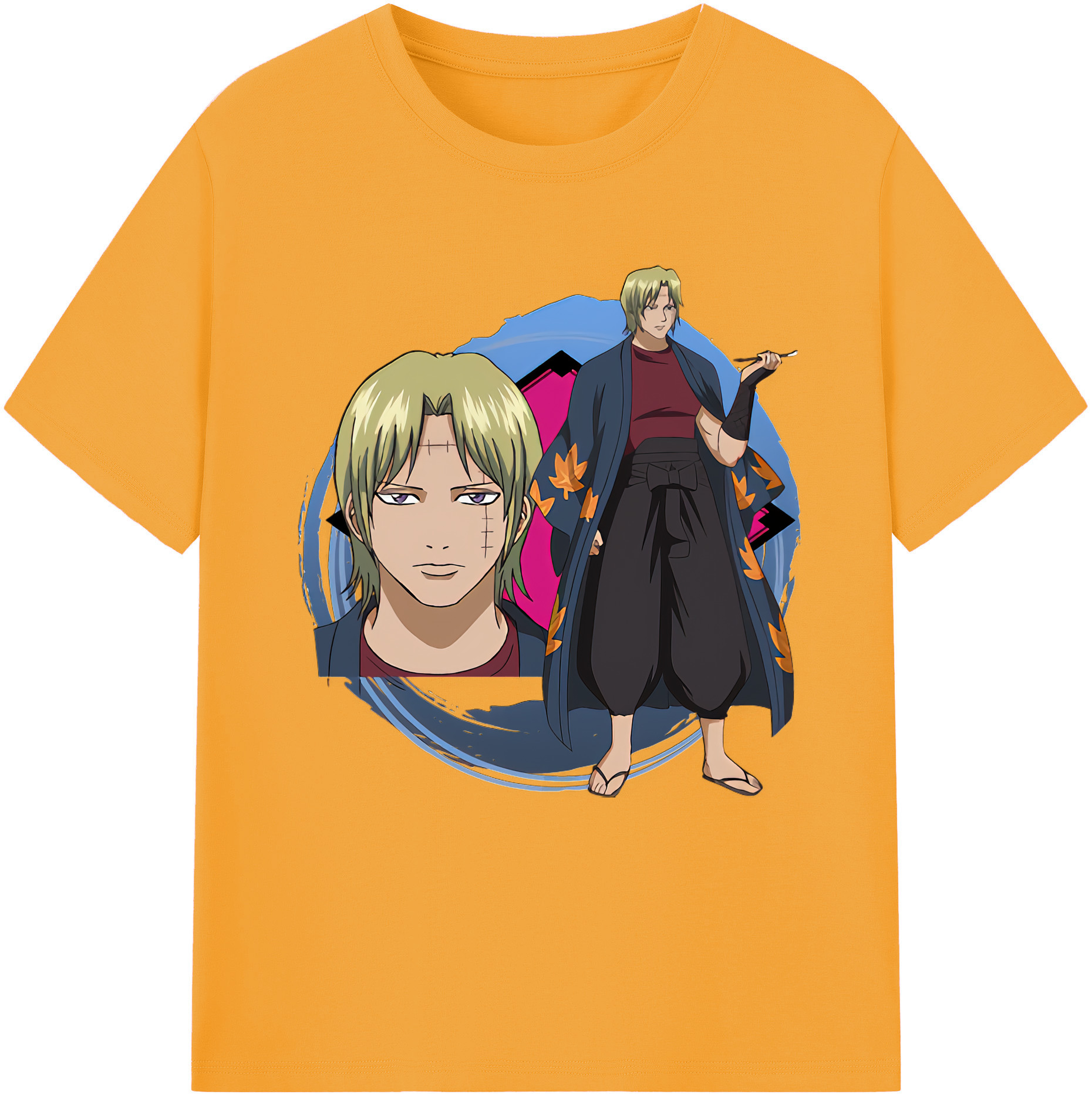 （画像用） ぎんたま 坂田銀時（さかたぎんとき） 神楽 志村新八（しむら しんぱち） GINTAMA Sakata Gintoki Kagura Shimura Shinpachi 綿100％半袖Tシャツ（フロントプリント）