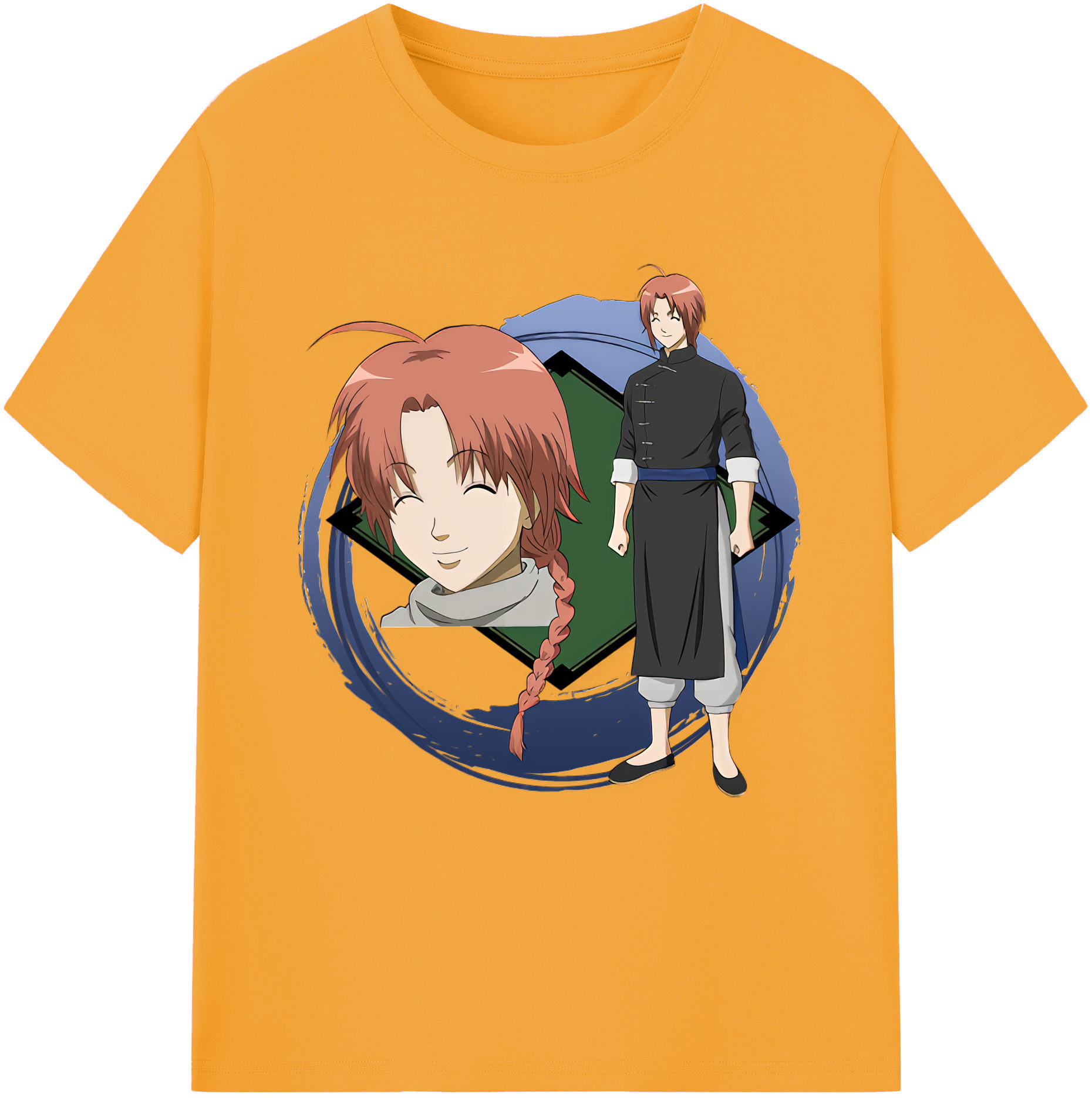 （画像用） ぎんたま 坂田銀時（さかたぎんとき） 神楽 志村新八（しむら しんぱち） GINTAMA Sakata Gintoki Kagura Shimura Shinpachi 綿100％半袖Tシャツ（フロントプリント）