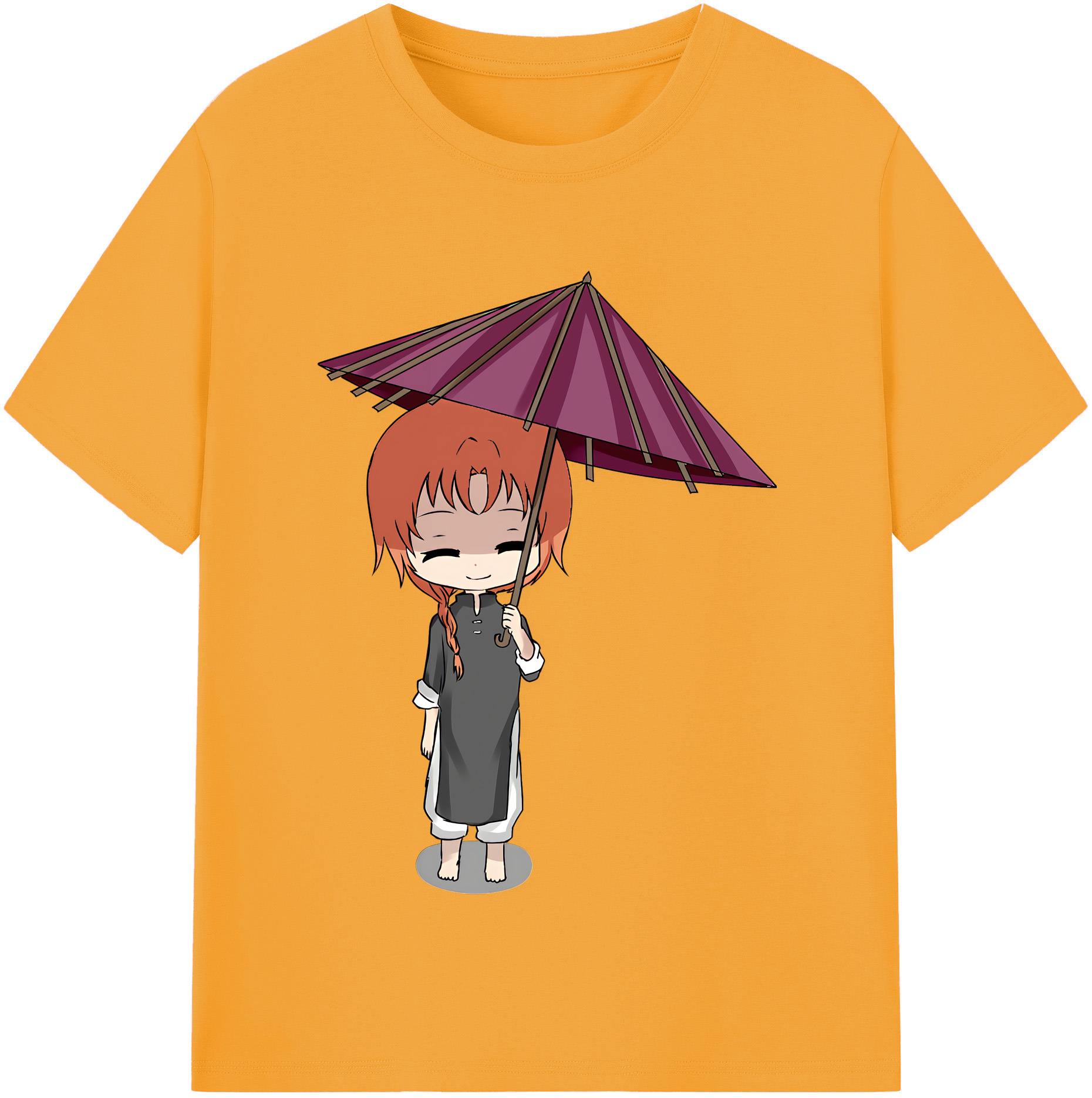 （画像用） ぎんたま 坂田銀時（さかたぎんとき） 神楽 志村新八（しむら しんぱち） GINTAMA Sakata Gintoki Kagura Shimura Shinpachi 綿100％半袖Tシャツ（フロントプリント）