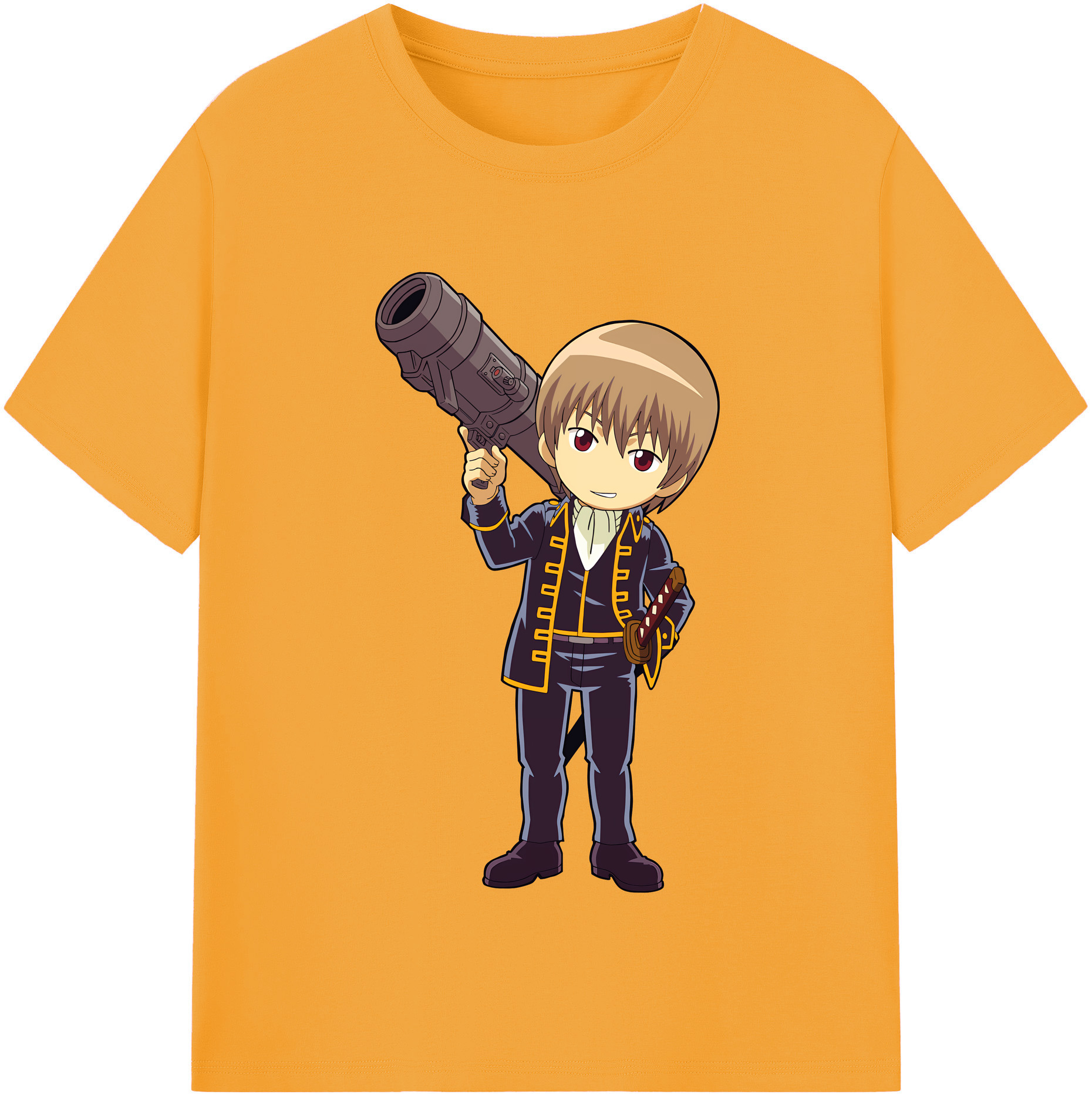 （画像用） ぎんたま 坂田銀時（さかたぎんとき） 神楽 志村新八（しむら しんぱち） GINTAMA Sakata Gintoki Kagura Shimura Shinpachi 綿100％半袖Tシャツ（フロントプリント）