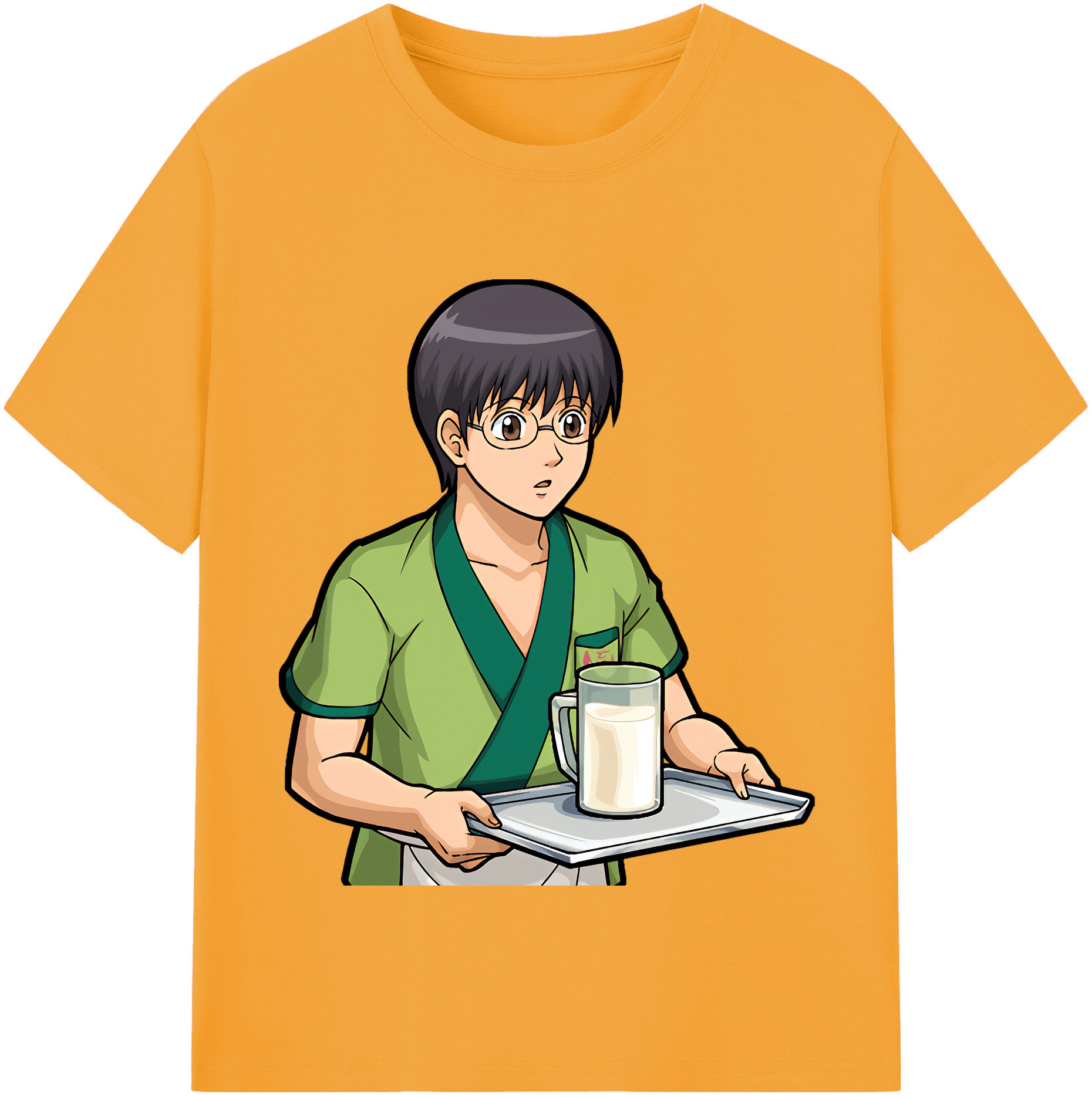 （画像用） ぎんたま 坂田銀時（さかたぎんとき） 神楽 志村新八（しむら しんぱち） GINTAMA Sakata Gintoki Kagura Shimura Shinpachi 綿100％半袖Tシャツ（フロントプリント）