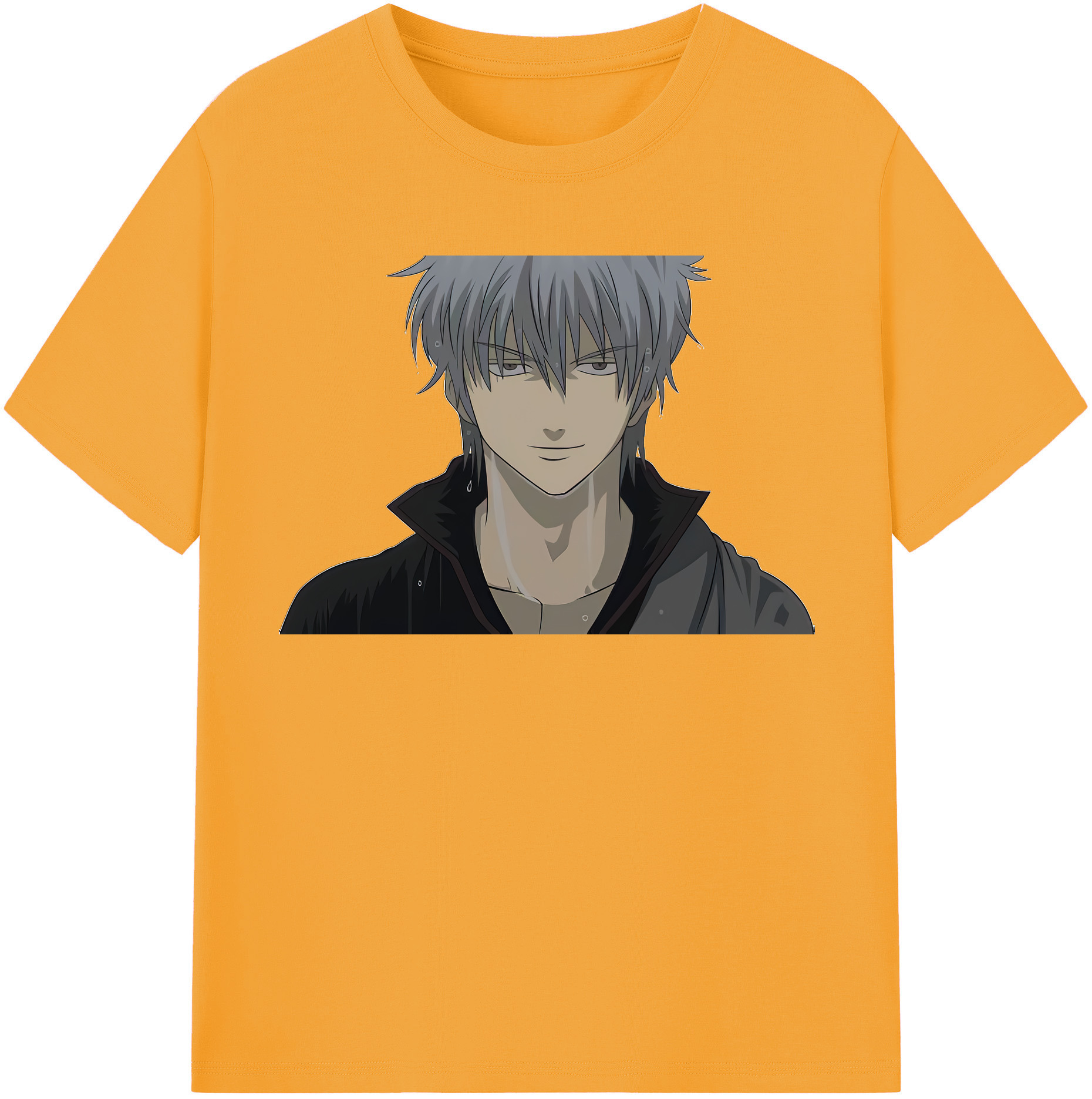 （画像用） ぎんたま 坂田銀時（さかたぎんとき） 神楽 志村新八（しむら しんぱち） GINTAMA Sakata Gintoki Kagura Shimura Shinpachi 綿100％半袖Tシャツ（フロントプリント）