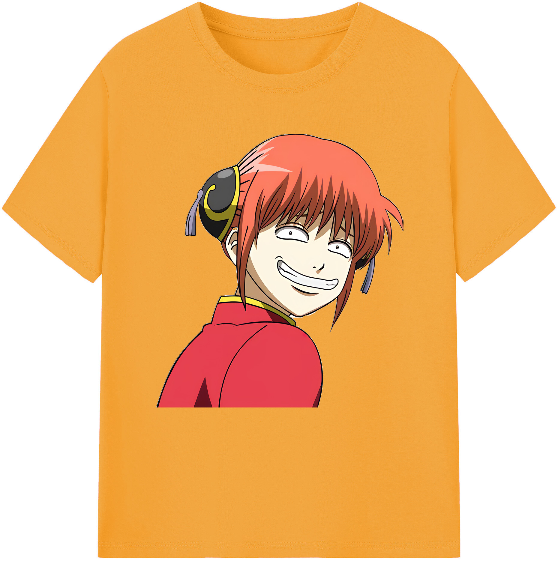 （画像用） ぎんたま 坂田銀時（さかたぎんとき） 神楽 志村新八（しむら しんぱち） GINTAMA Sakata Gintoki Kagura Shimura Shinpachi 綿100％半袖Tシャツ（フロントプリント）