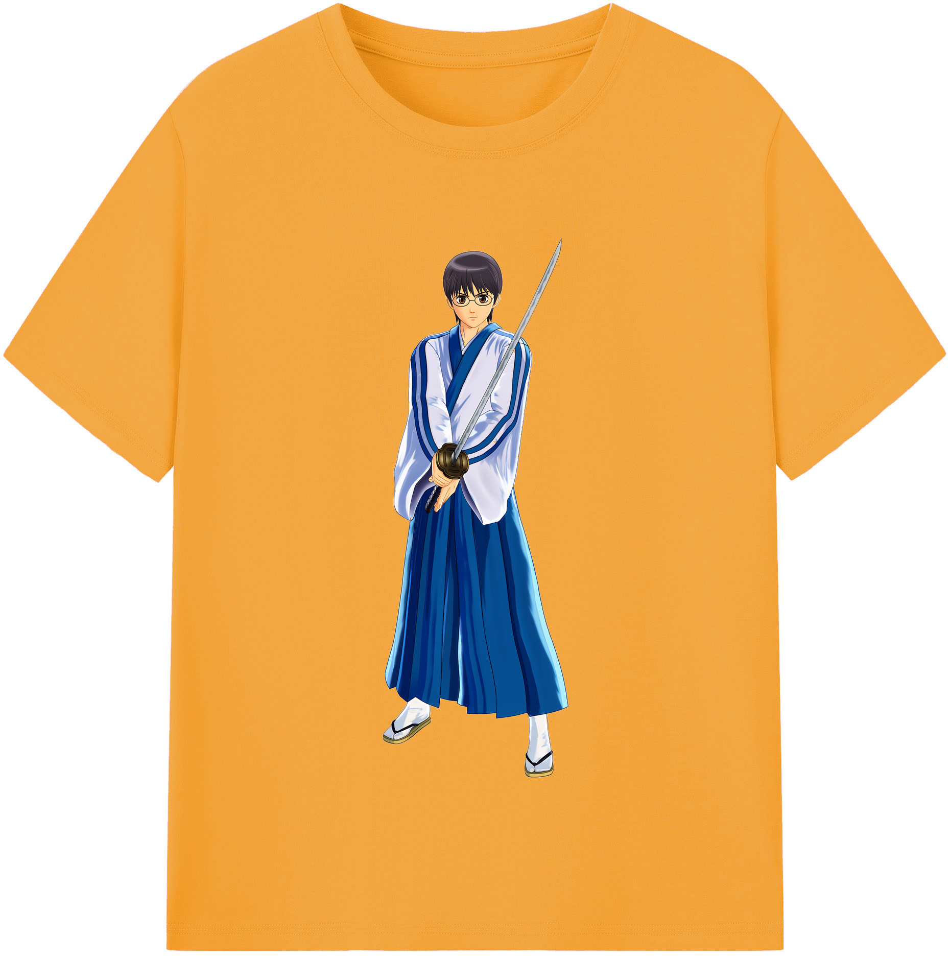 （画像用） ぎんたま 坂田銀時（さかたぎんとき） 神楽 志村新八（しむら しんぱち） GINTAMA Sakata Gintoki Kagura Shimura Shinpachi 綿100％半袖Tシャツ（フロントプリント）