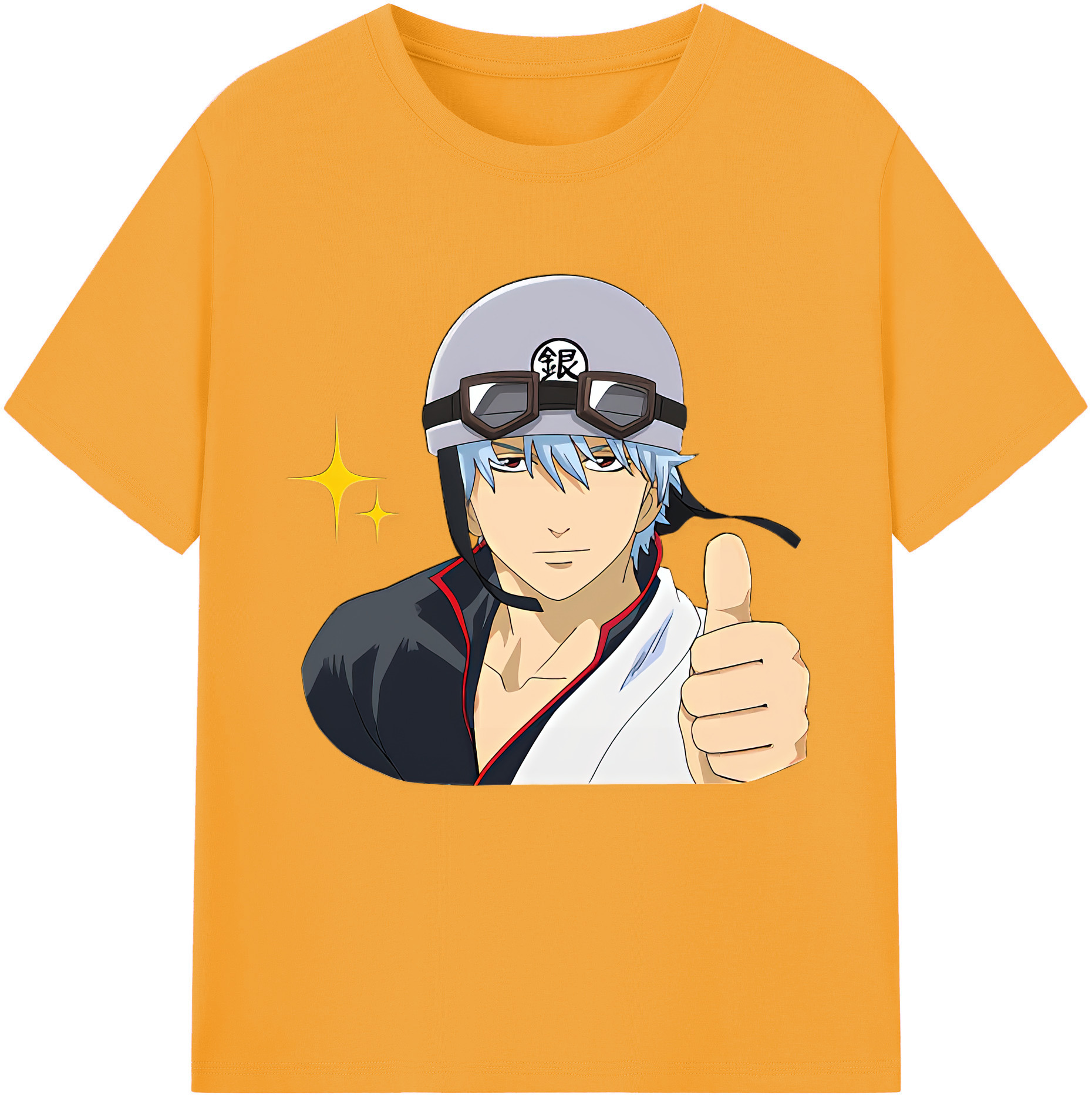 （画像用） ぎんたま 坂田銀時（さかたぎんとき） 神楽 志村新八（しむら しんぱち） GINTAMA Sakata Gintoki Kagura Shimura Shinpachi 綿100％半袖Tシャツ（フロントプリント）