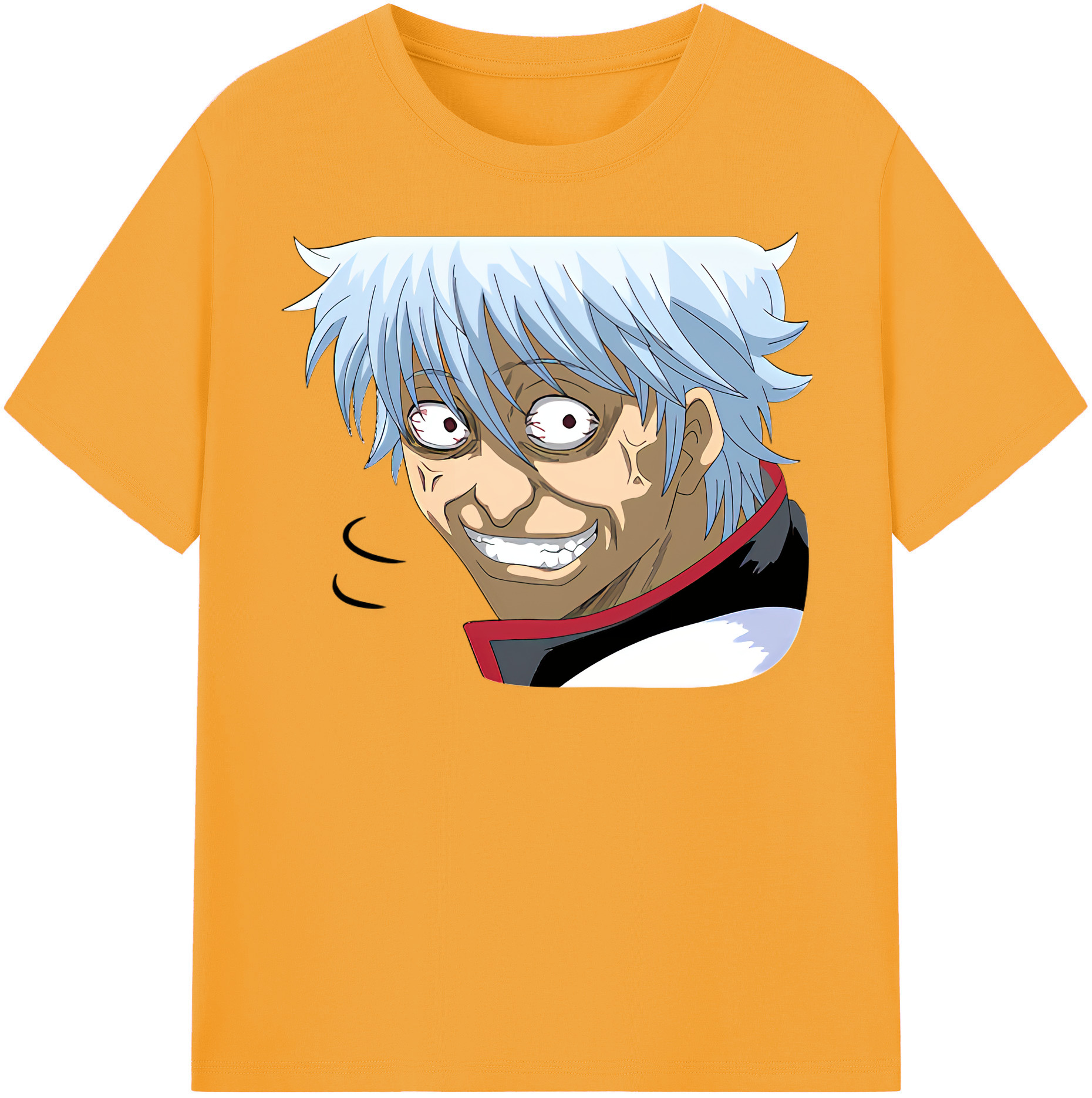 （画像用） ぎんたま 坂田銀時（さかたぎんとき） 神楽 志村新八（しむら しんぱち） GINTAMA Sakata Gintoki Kagura Shimura Shinpachi 綿100％半袖Tシャツ（フロントプリント）