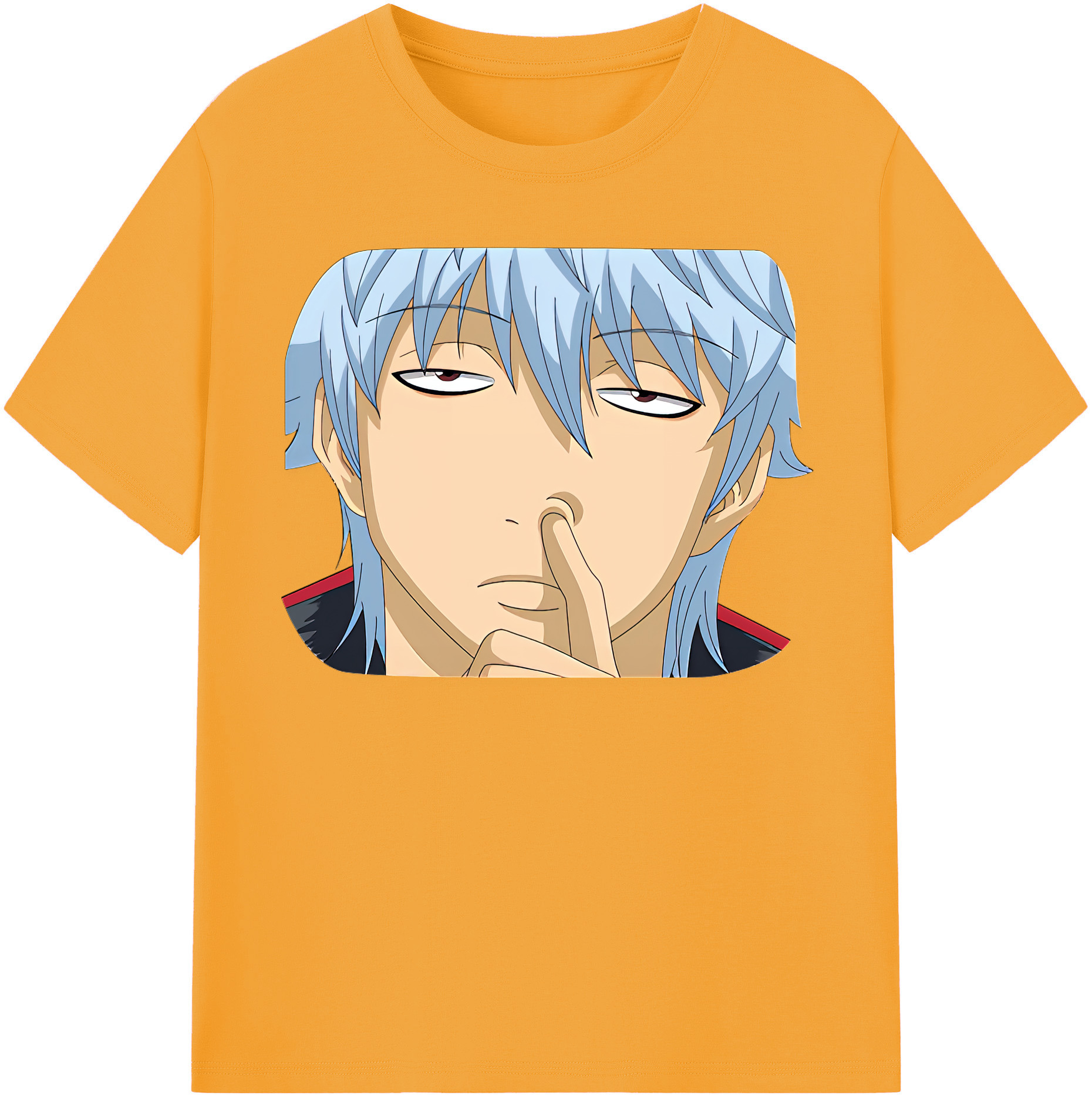 （画像用） ぎんたま 坂田銀時（さかたぎんとき） 神楽 志村新八（しむら しんぱち） GINTAMA Sakata Gintoki Kagura Shimura Shinpachi 綿100％半袖Tシャツ（フロントプリント）