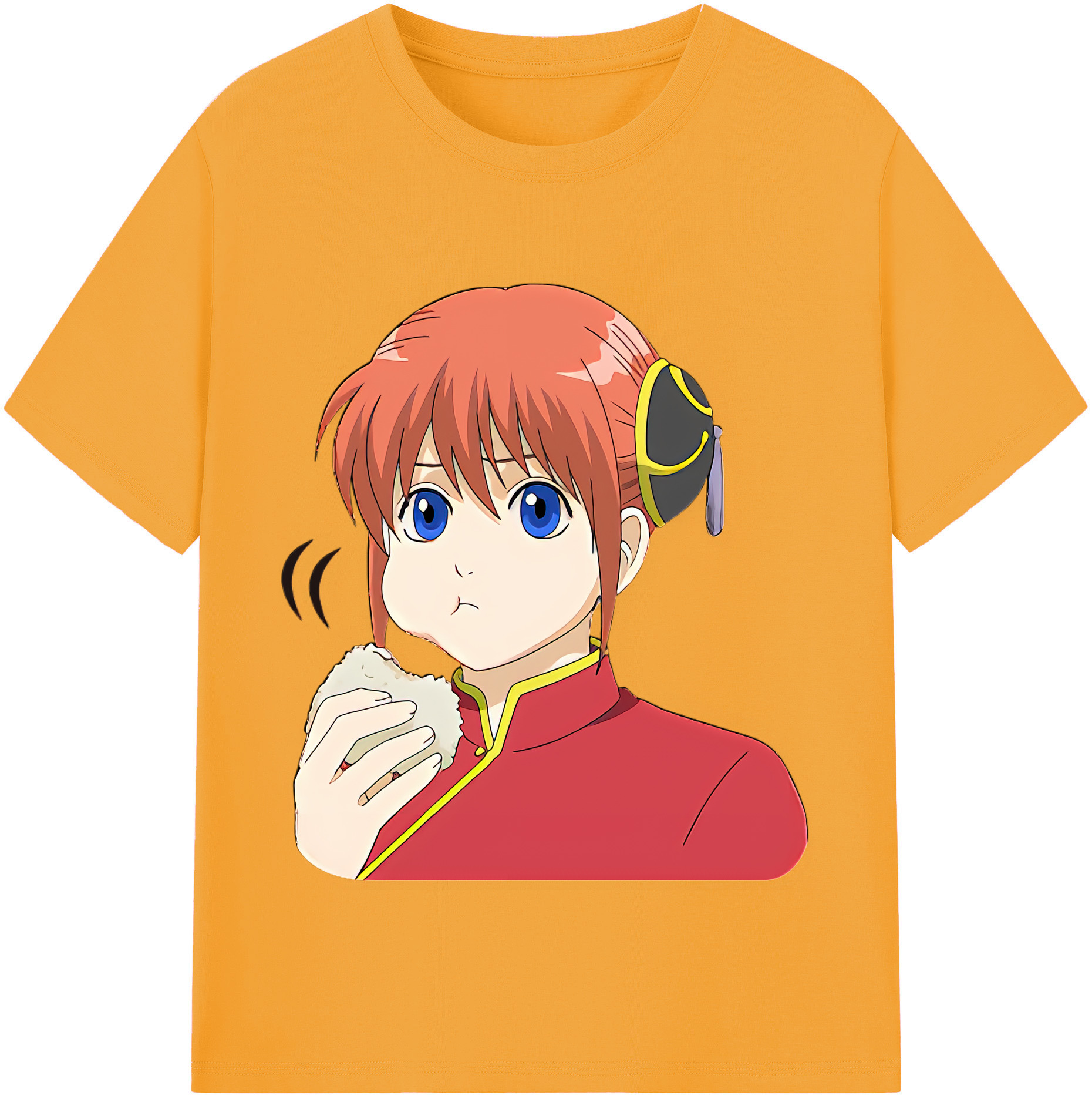 （画像用） ぎんたま 坂田銀時（さかたぎんとき） 神楽 志村新八（しむら しんぱち） GINTAMA Sakata Gintoki Kagura Shimura Shinpachi 綿100％半袖Tシャツ（フロントプリント）