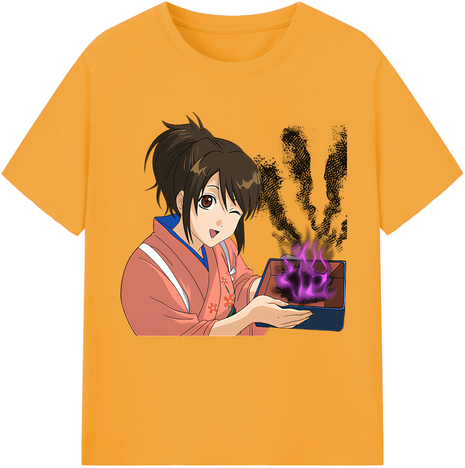 （画像用） ぎんたま 坂田銀時（さかたぎんとき） 神楽 志村新八（しむら しんぱち） GINTAMA Sakata Gintoki Kagura Shimura Shinpachi 綿100％半袖Tシャツ（フロントプリント）