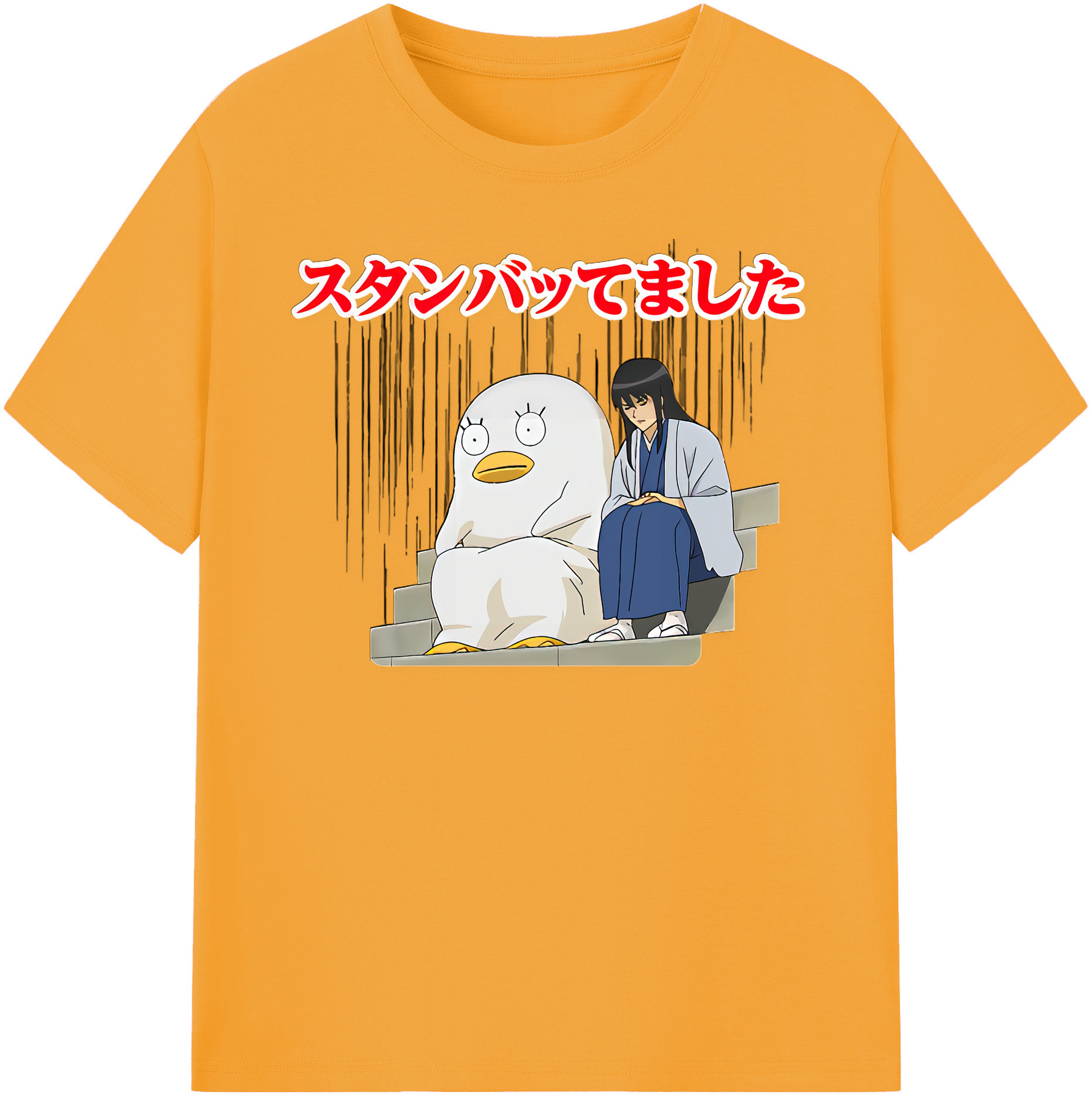 （画像用） ぎんたま 坂田銀時（さかたぎんとき） 神楽 志村新八（しむら しんぱち） GINTAMA Sakata Gintoki Kagura Shimura Shinpachi 綿100％半袖Tシャツ（フロントプリント）