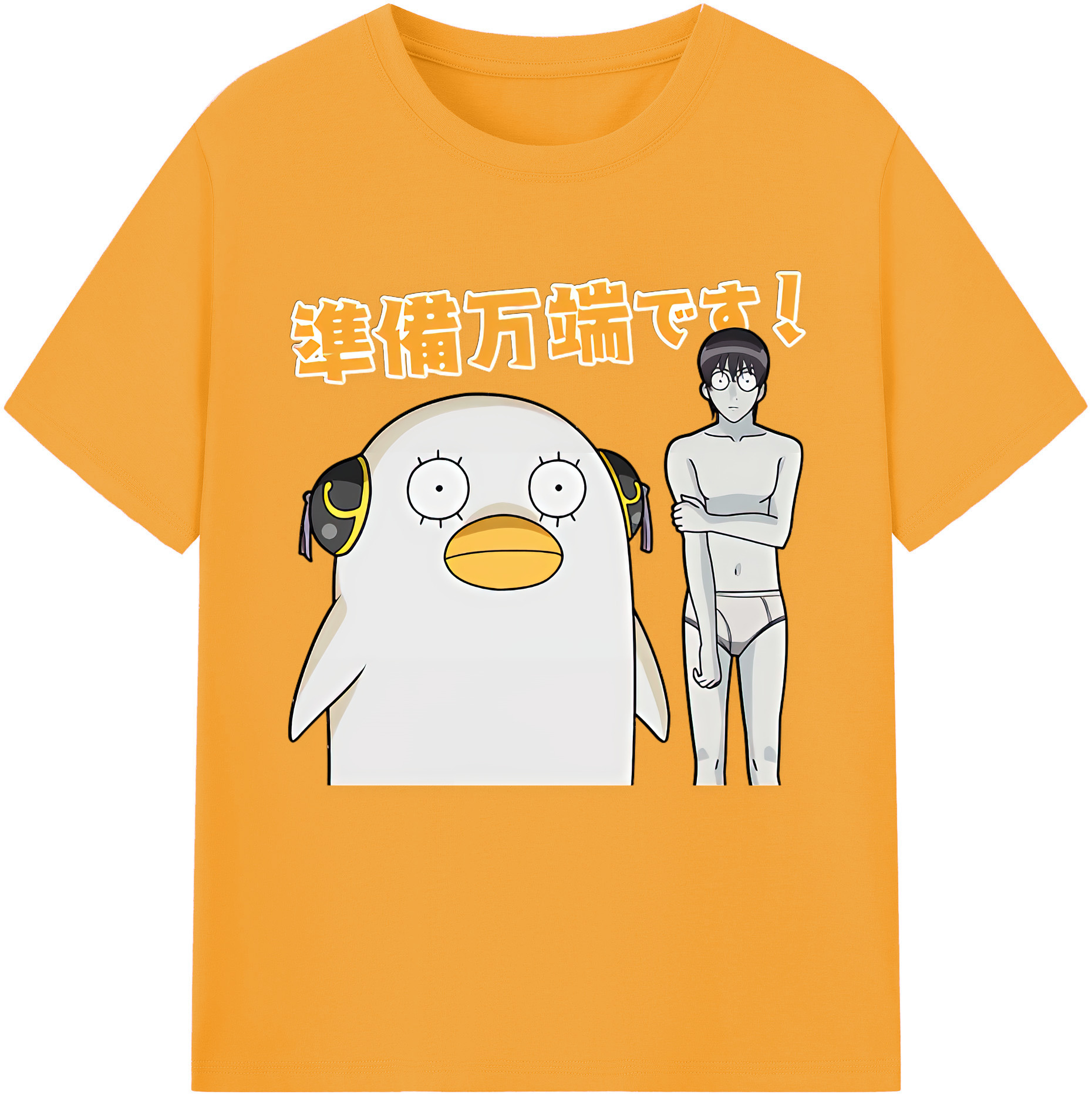 （画像用） ぎんたま 坂田銀時（さかたぎんとき） 神楽 志村新八（しむら しんぱち） GINTAMA Sakata Gintoki Kagura Shimura Shinpachi 綿100％半袖Tシャツ（フロントプリント）