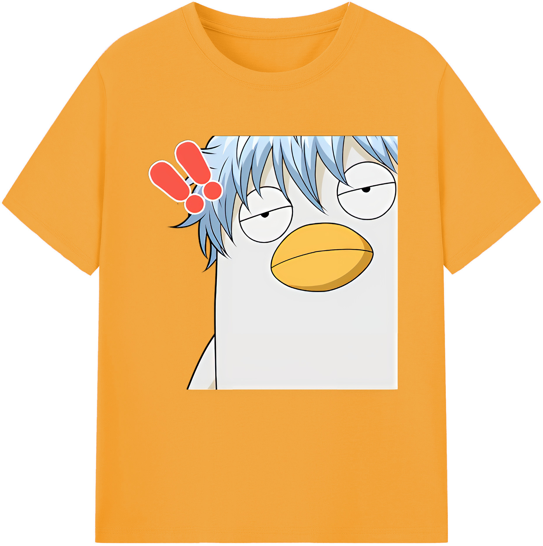 （画像用） ぎんたま 坂田銀時（さかたぎんとき） 神楽 志村新八（しむら しんぱち） GINTAMA Sakata Gintoki Kagura Shimura Shinpachi 綿100％半袖Tシャツ（フロントプリント）