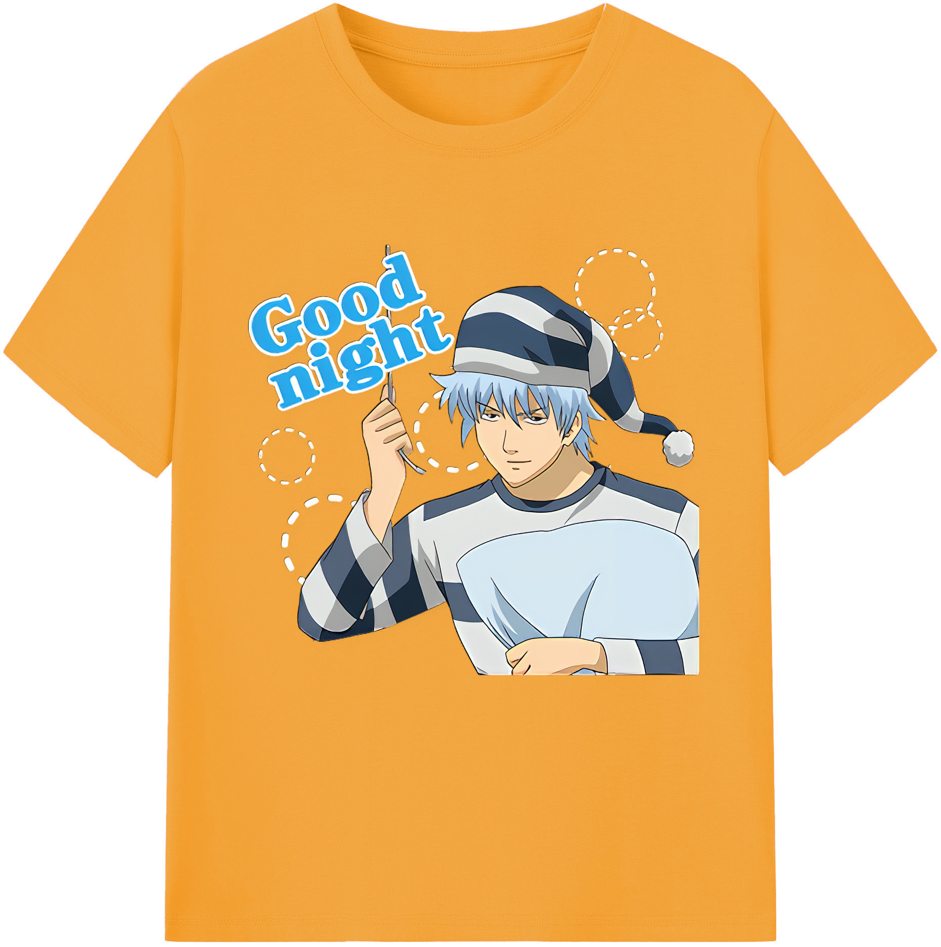 （画像用） ぎんたま 坂田銀時（さかたぎんとき） 神楽 志村新八（しむら しんぱち） GINTAMA Sakata Gintoki Kagura Shimura Shinpachi 綿100％半袖Tシャツ（フロントプリント）