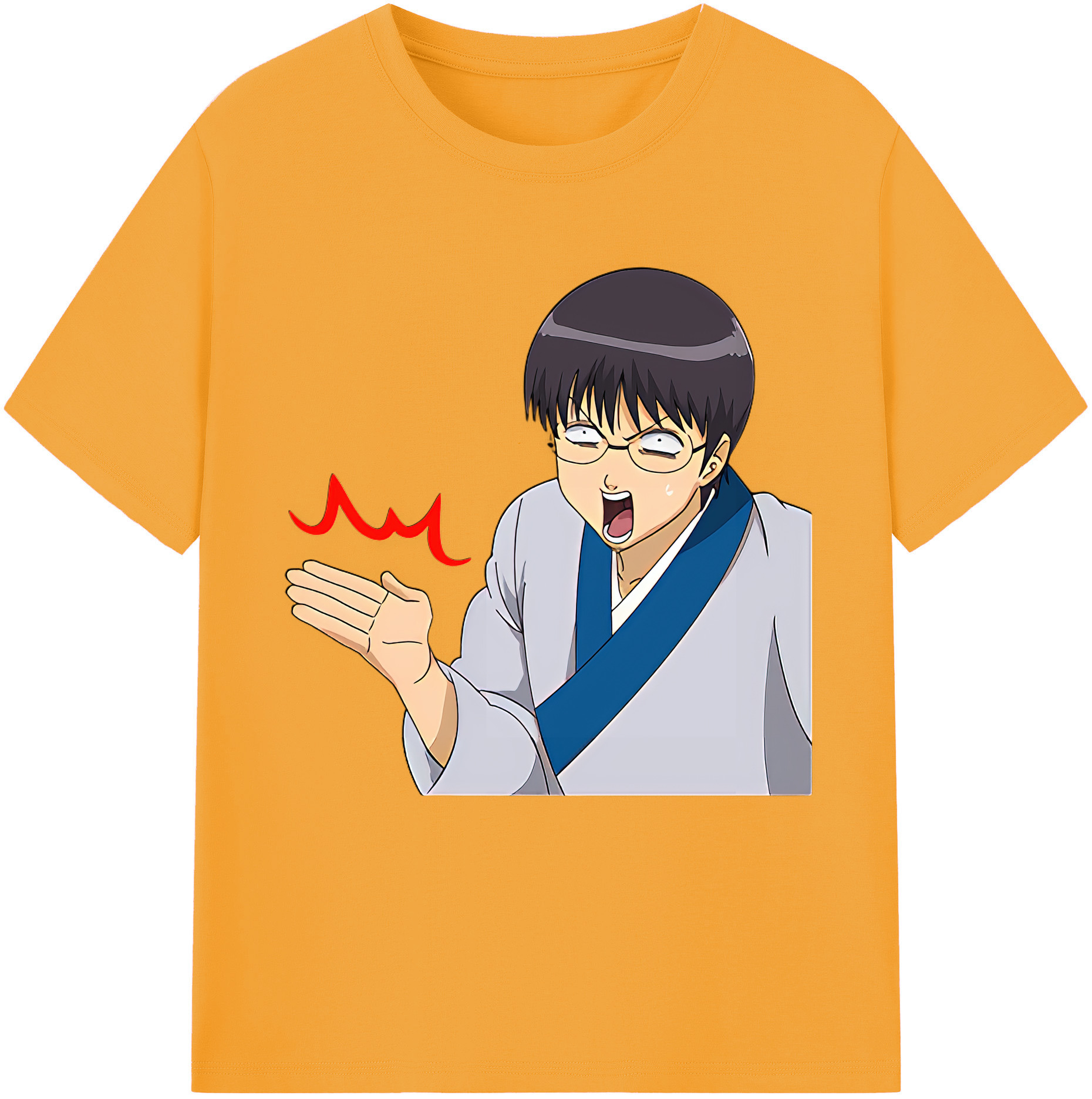 （画像用） ぎんたま 坂田銀時（さかたぎんとき） 神楽 志村新八（しむら しんぱち） GINTAMA Sakata Gintoki Kagura Shimura Shinpachi 綿100％半袖Tシャツ（フロントプリント）