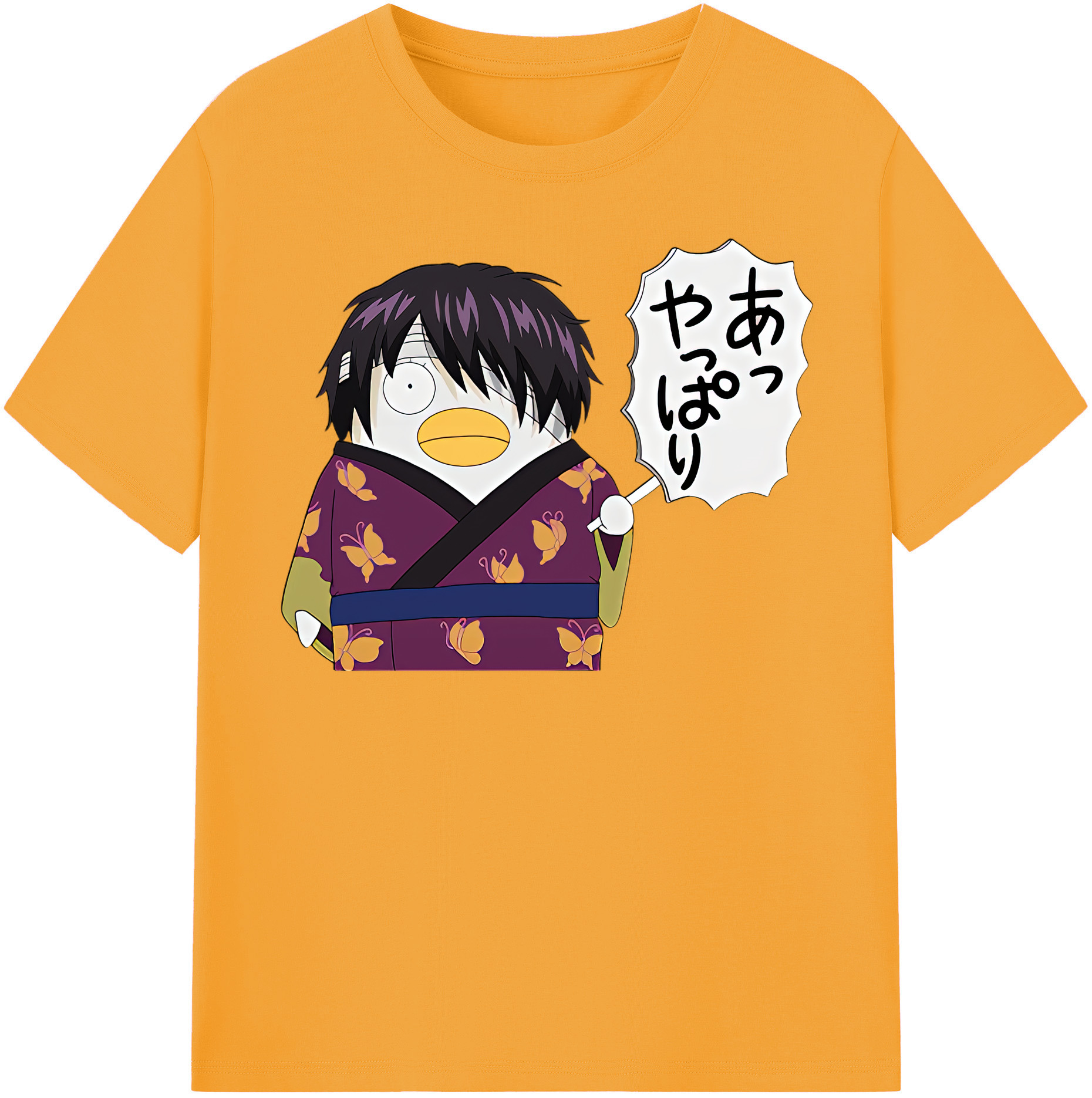 （画像用） ぎんたま 坂田銀時（さかたぎんとき） 神楽 志村新八（しむら しんぱち） GINTAMA Sakata Gintoki Kagura Shimura Shinpachi 綿100％半袖Tシャツ（フロントプリント）