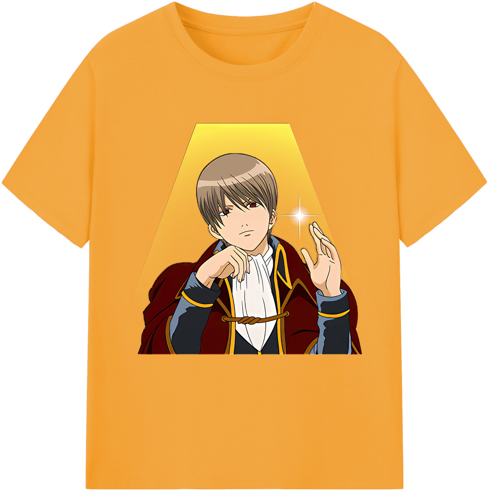 （画像用） ぎんたま 坂田銀時（さかたぎんとき） 神楽 志村新八（しむら しんぱち） GINTAMA Sakata Gintoki Kagura Shimura Shinpachi 綿100％半袖Tシャツ（フロントプリント）