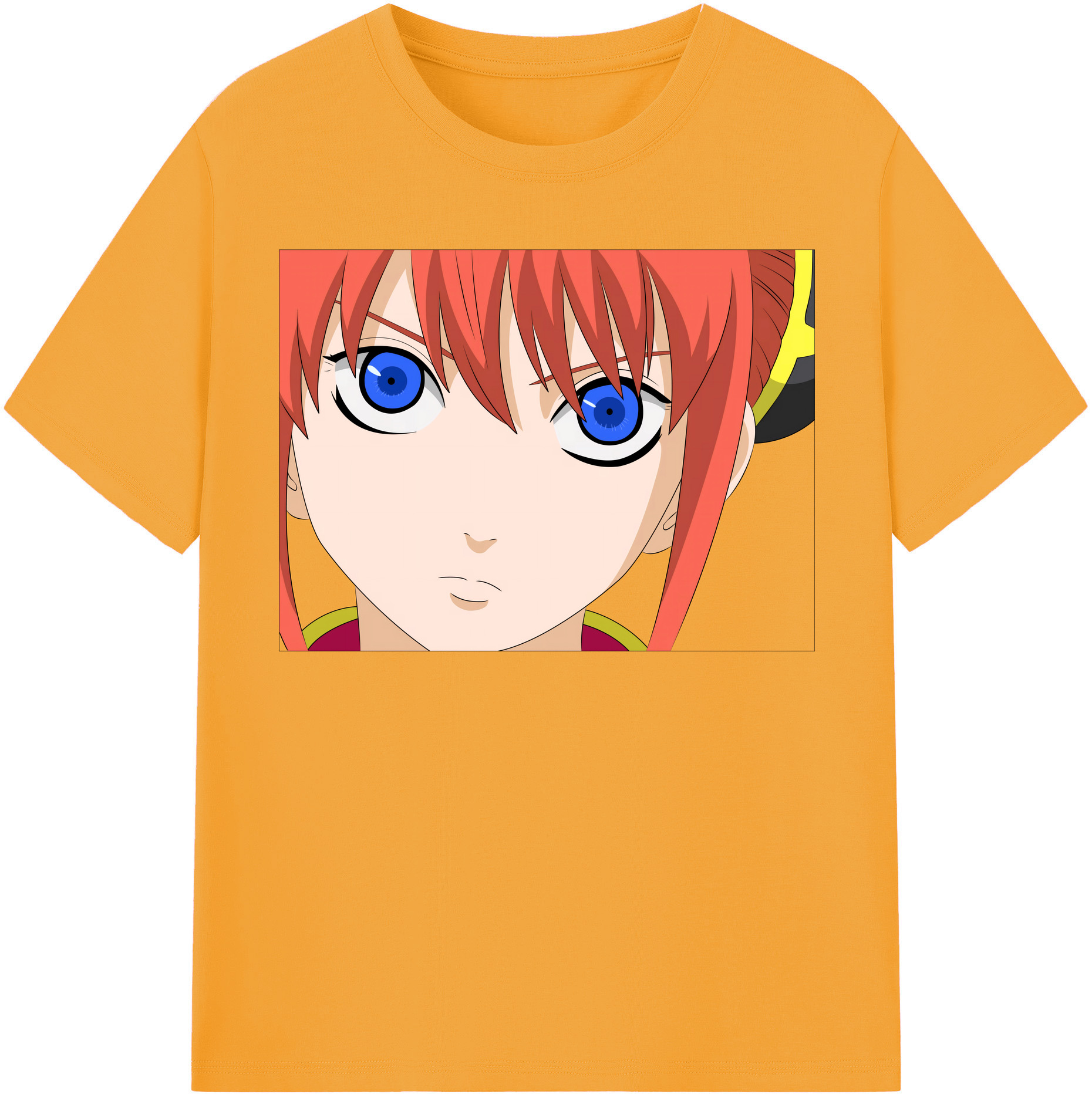 （画像用） ぎんたま 坂田銀時（さかたぎんとき） 神楽 志村新八（しむら しんぱち） GINTAMA Sakata Gintoki Kagura Shimura Shinpachi 綿100％半袖Tシャツ（フロントプリント）