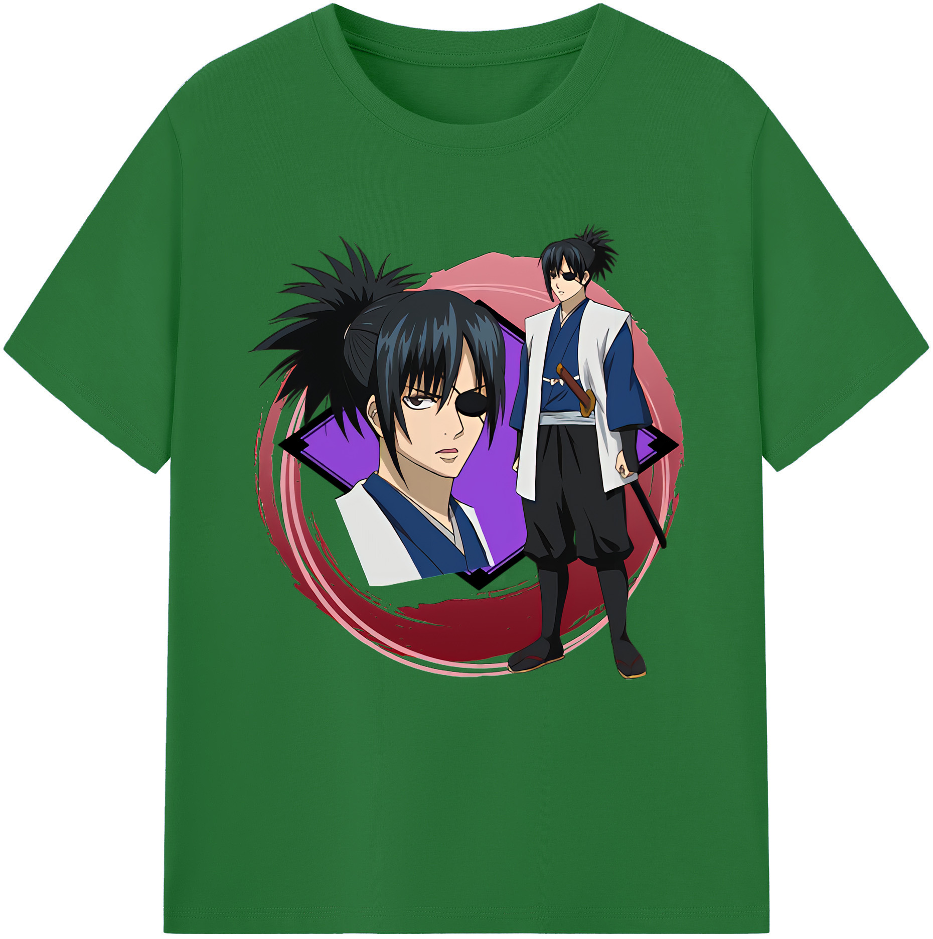 （画像用） ぎんたま 坂田銀時（さかたぎんとき） 神楽 志村新八（しむら しんぱち） GINTAMA Sakata Gintoki Kagura Shimura Shinpachi 綿100％半袖Tシャツ（フロントプリント）