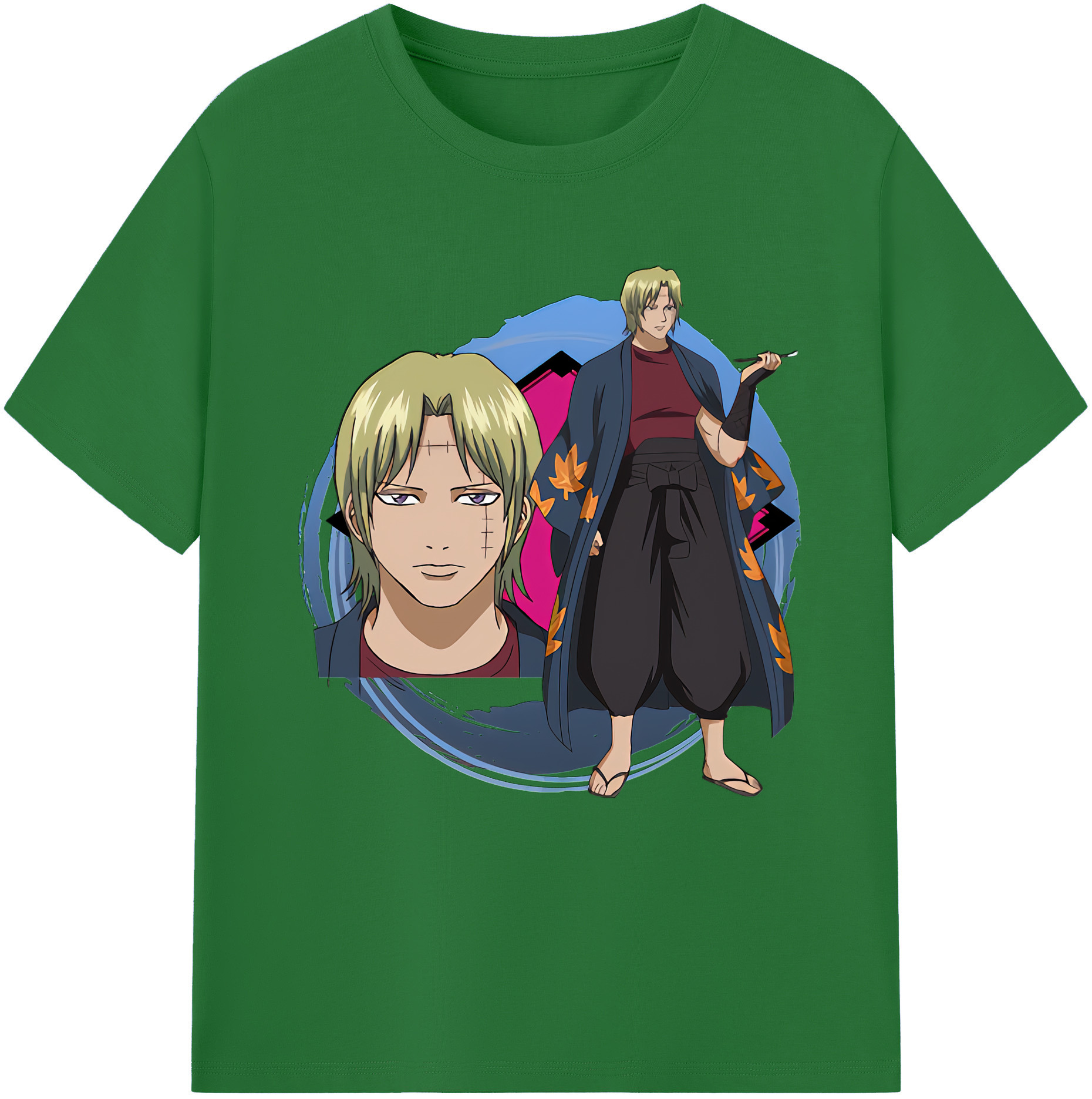 （画像用） ぎんたま 坂田銀時（さかたぎんとき） 神楽 志村新八（しむら しんぱち） GINTAMA Sakata Gintoki Kagura Shimura Shinpachi 綿100％半袖Tシャツ（フロントプリント）