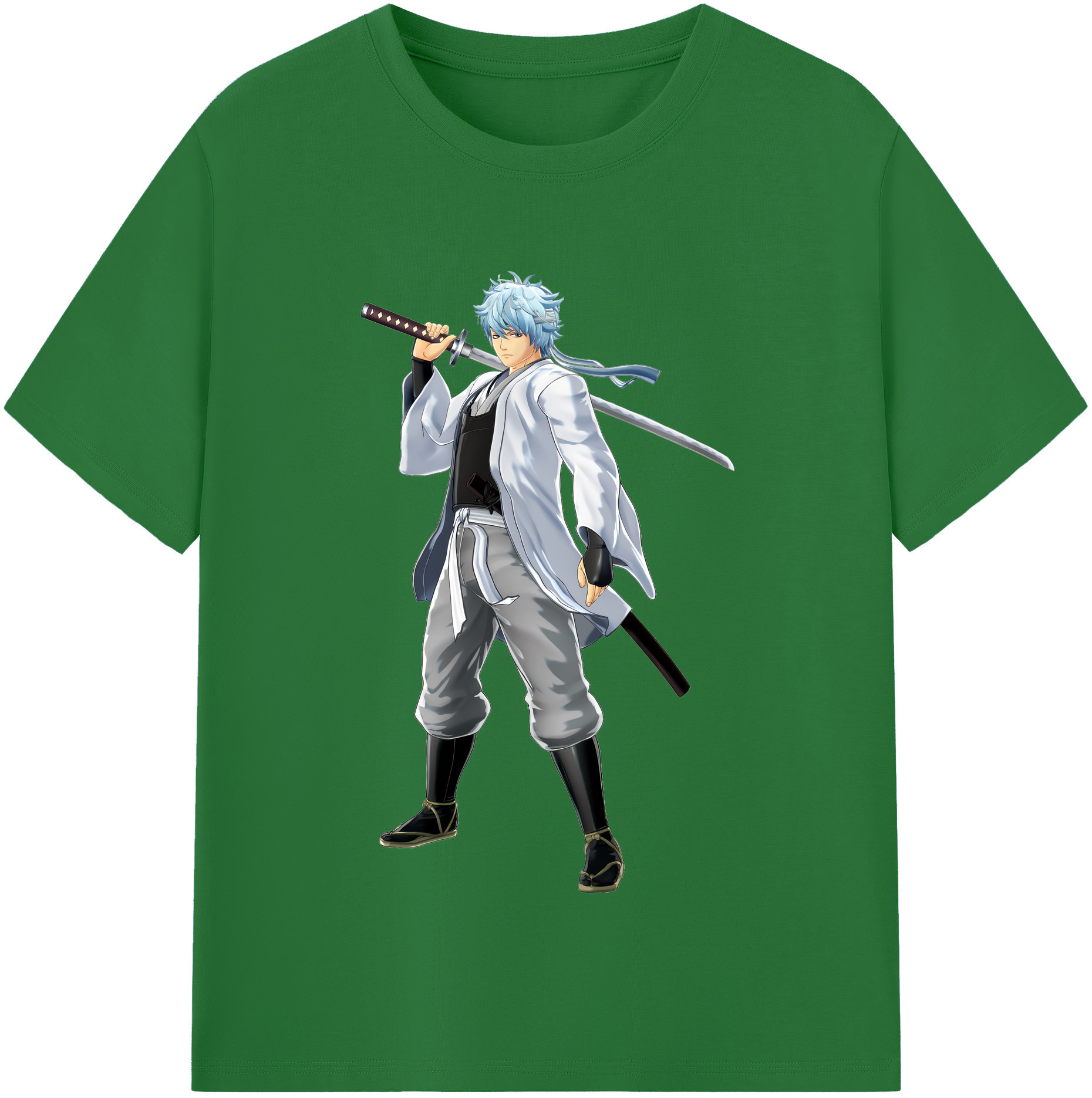 （画像用） ぎんたま 坂田銀時（さかたぎんとき） 神楽 志村新八（しむら しんぱち） GINTAMA Sakata Gintoki Kagura Shimura Shinpachi 綿100％半袖Tシャツ（フロントプリント）