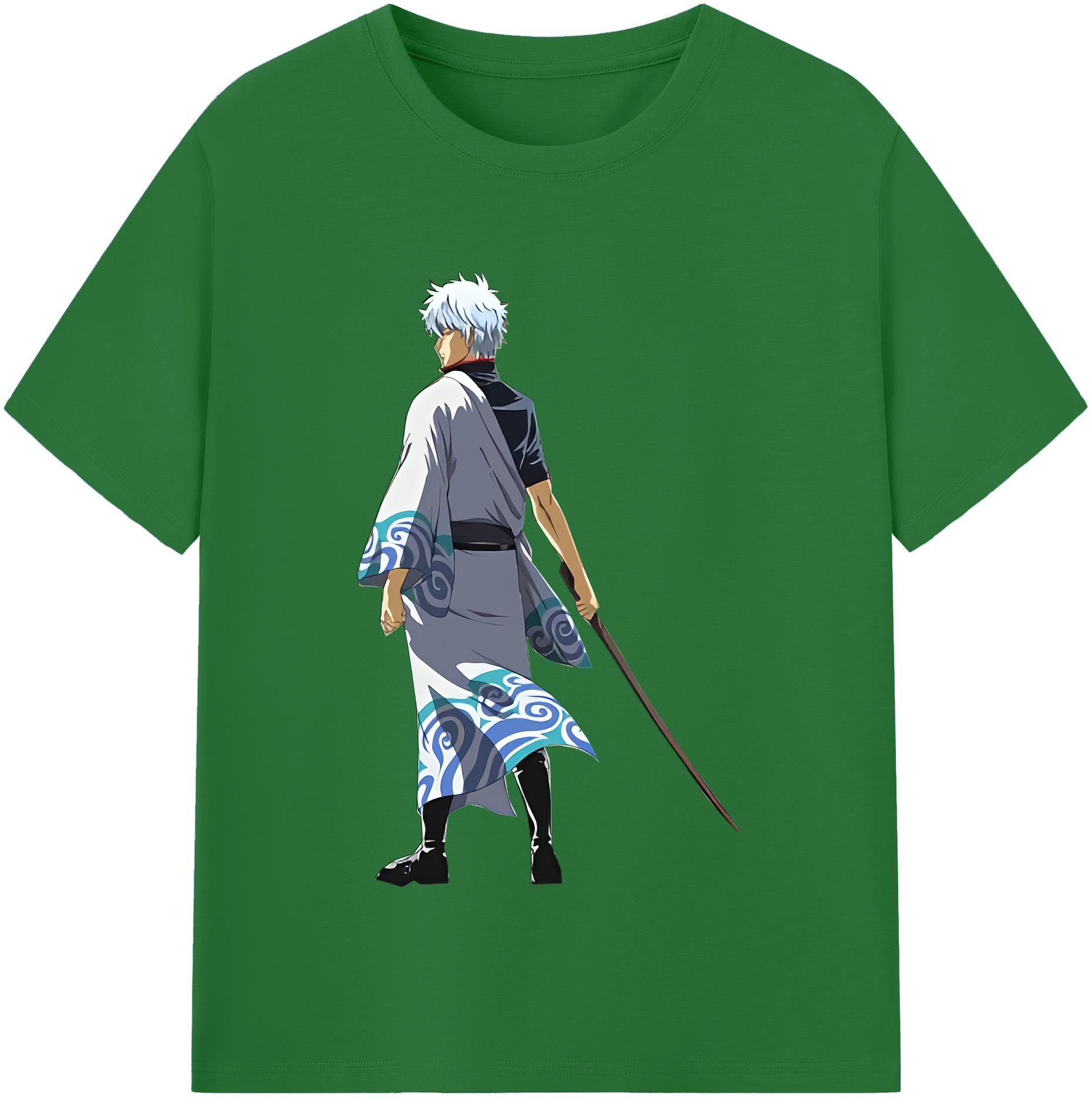 （画像用） ぎんたま 坂田銀時（さかたぎんとき） 神楽 志村新八（しむら しんぱち） GINTAMA Sakata Gintoki Kagura Shimura Shinpachi 綿100％半袖Tシャツ（フロントプリント）