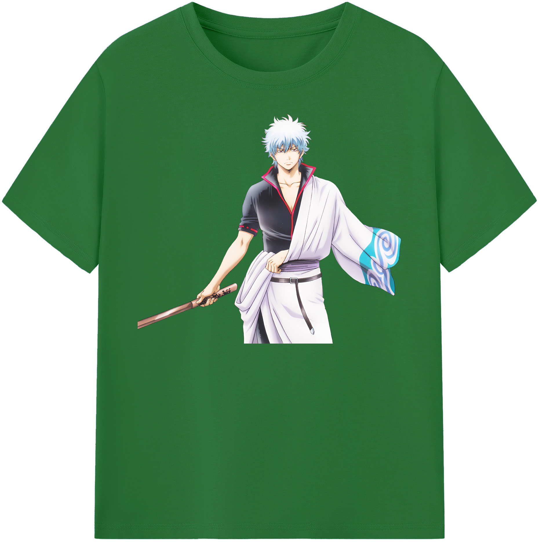 （画像用） ぎんたま 坂田銀時（さかたぎんとき） 神楽 志村新八（しむら しんぱち） GINTAMA Sakata Gintoki Kagura Shimura Shinpachi 綿100％半袖Tシャツ（フロントプリント）