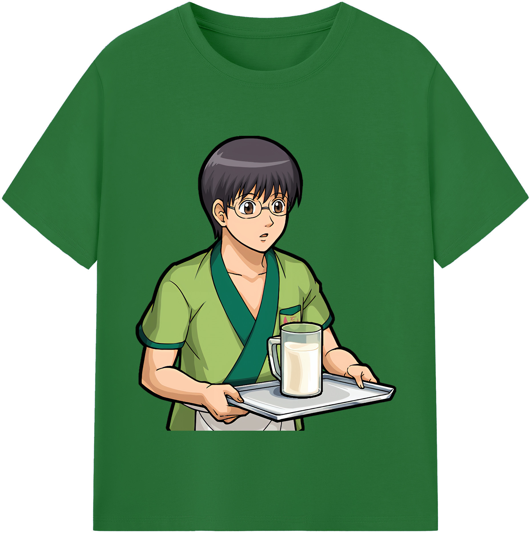 （画像用） ぎんたま 坂田銀時（さかたぎんとき） 神楽 志村新八（しむら しんぱち） GINTAMA Sakata Gintoki Kagura Shimura Shinpachi 綿100％半袖Tシャツ（フロントプリント）