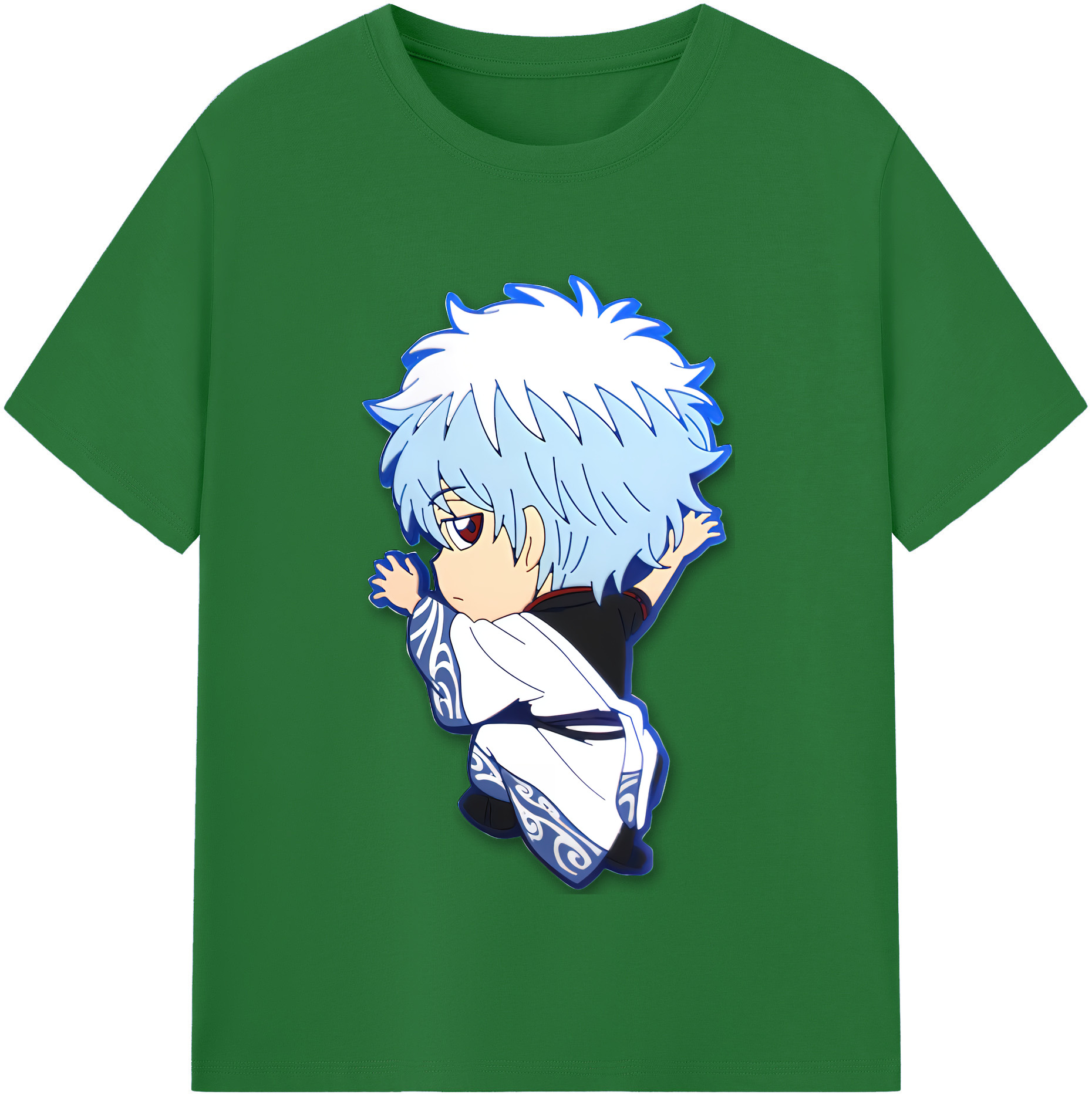 （画像用） ぎんたま 坂田銀時（さかたぎんとき） 神楽 志村新八（しむら しんぱち） GINTAMA Sakata Gintoki Kagura Shimura Shinpachi 綿100％半袖Tシャツ（フロントプリント）