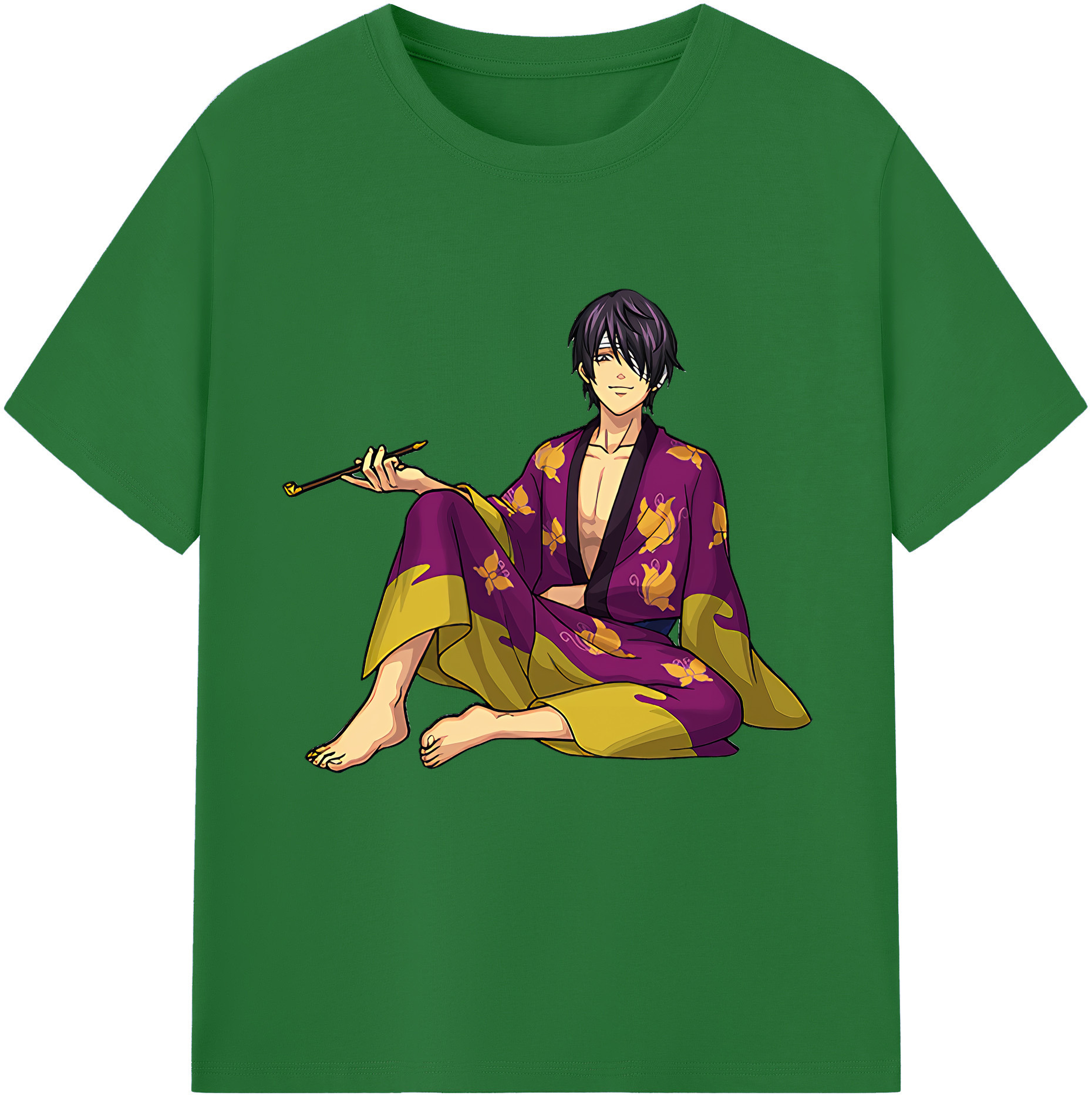 （画像用） ぎんたま 坂田銀時（さかたぎんとき） 神楽 志村新八（しむら しんぱち） GINTAMA Sakata Gintoki Kagura Shimura Shinpachi 綿100％半袖Tシャツ（フロントプリント）