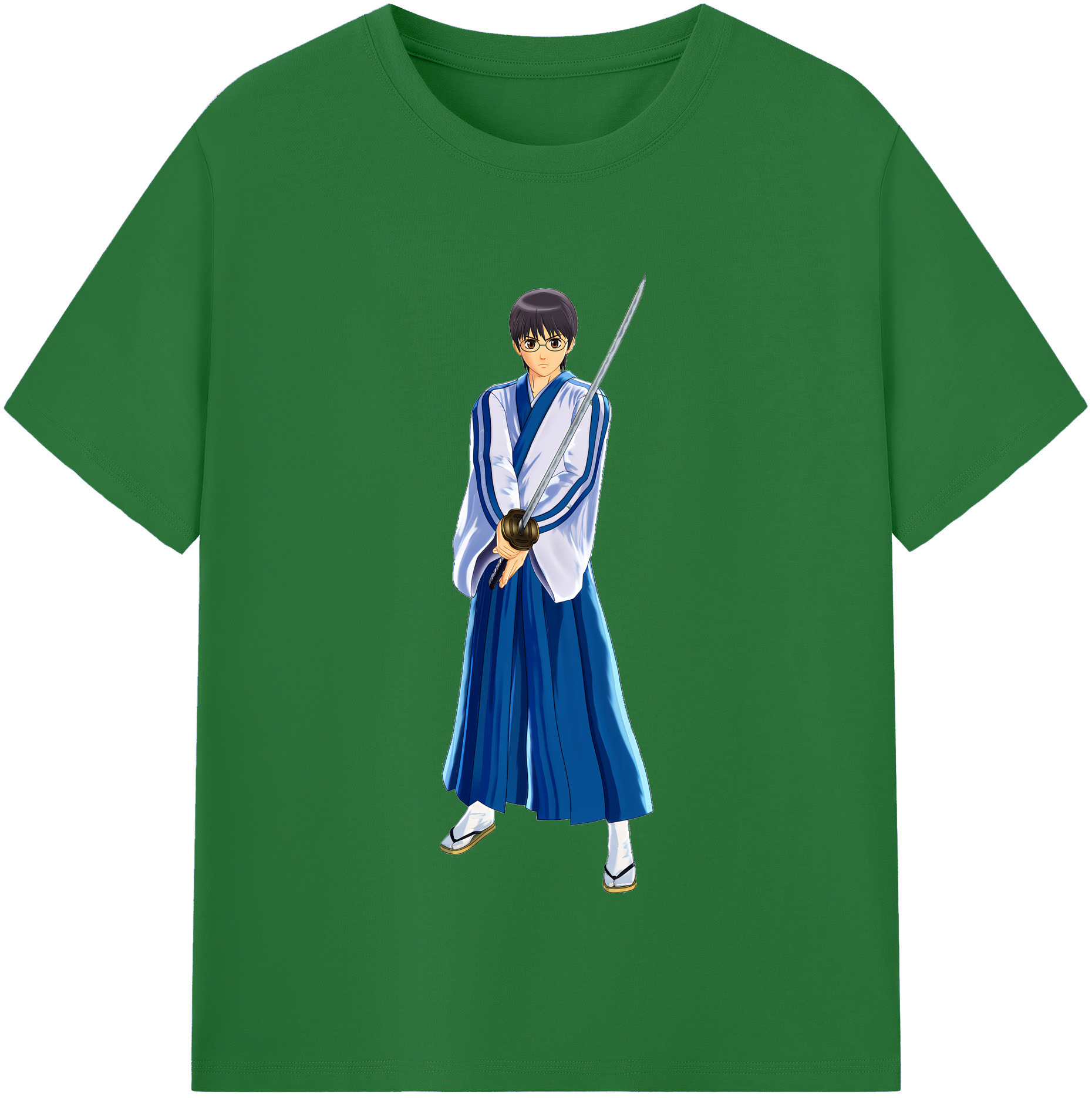 （画像用） ぎんたま 坂田銀時（さかたぎんとき） 神楽 志村新八（しむら しんぱち） GINTAMA Sakata Gintoki Kagura Shimura Shinpachi 綿100％半袖Tシャツ（フロントプリント）