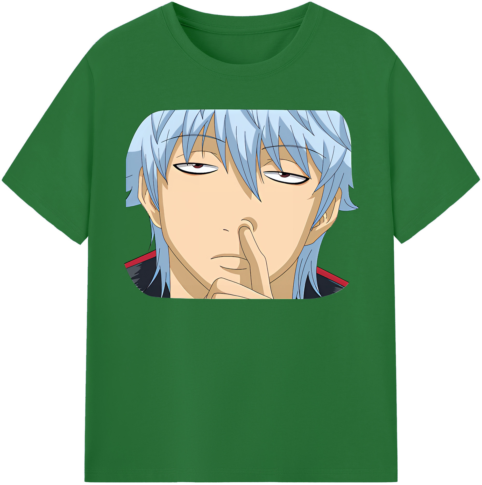 （画像用） ぎんたま 坂田銀時（さかたぎんとき） 神楽 志村新八（しむら しんぱち） GINTAMA Sakata Gintoki Kagura Shimura Shinpachi 綿100％半袖Tシャツ（フロントプリント）