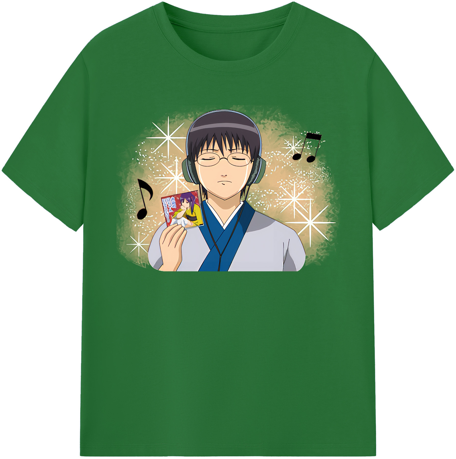 （画像用） ぎんたま 坂田銀時（さかたぎんとき） 神楽 志村新八（しむら しんぱち） GINTAMA Sakata Gintoki Kagura Shimura Shinpachi 綿100％半袖Tシャツ（フロントプリント）