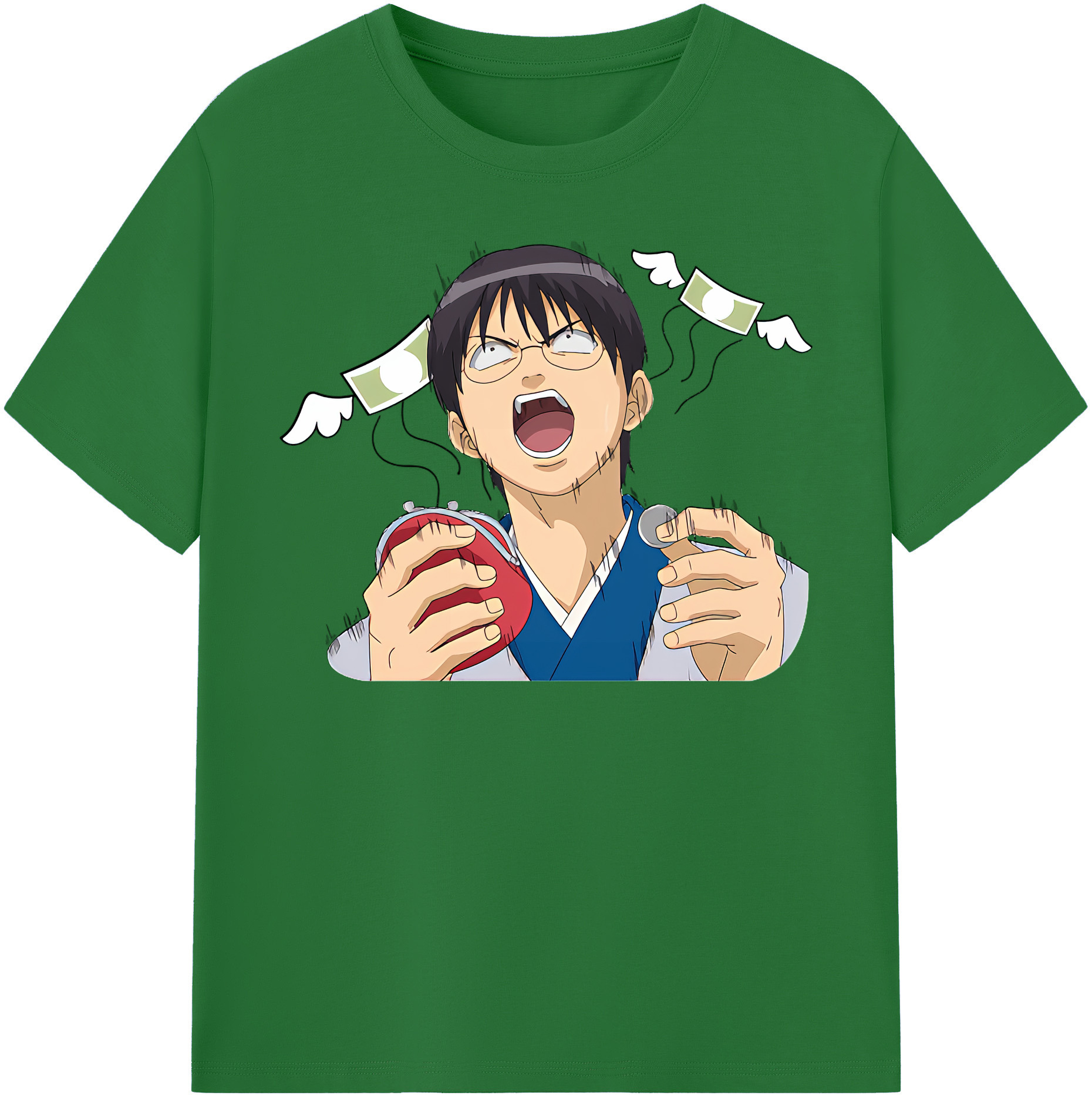 （画像用） ぎんたま 坂田銀時（さかたぎんとき） 神楽 志村新八（しむら しんぱち） GINTAMA Sakata Gintoki Kagura Shimura Shinpachi 綿100％半袖Tシャツ（フロントプリント）
