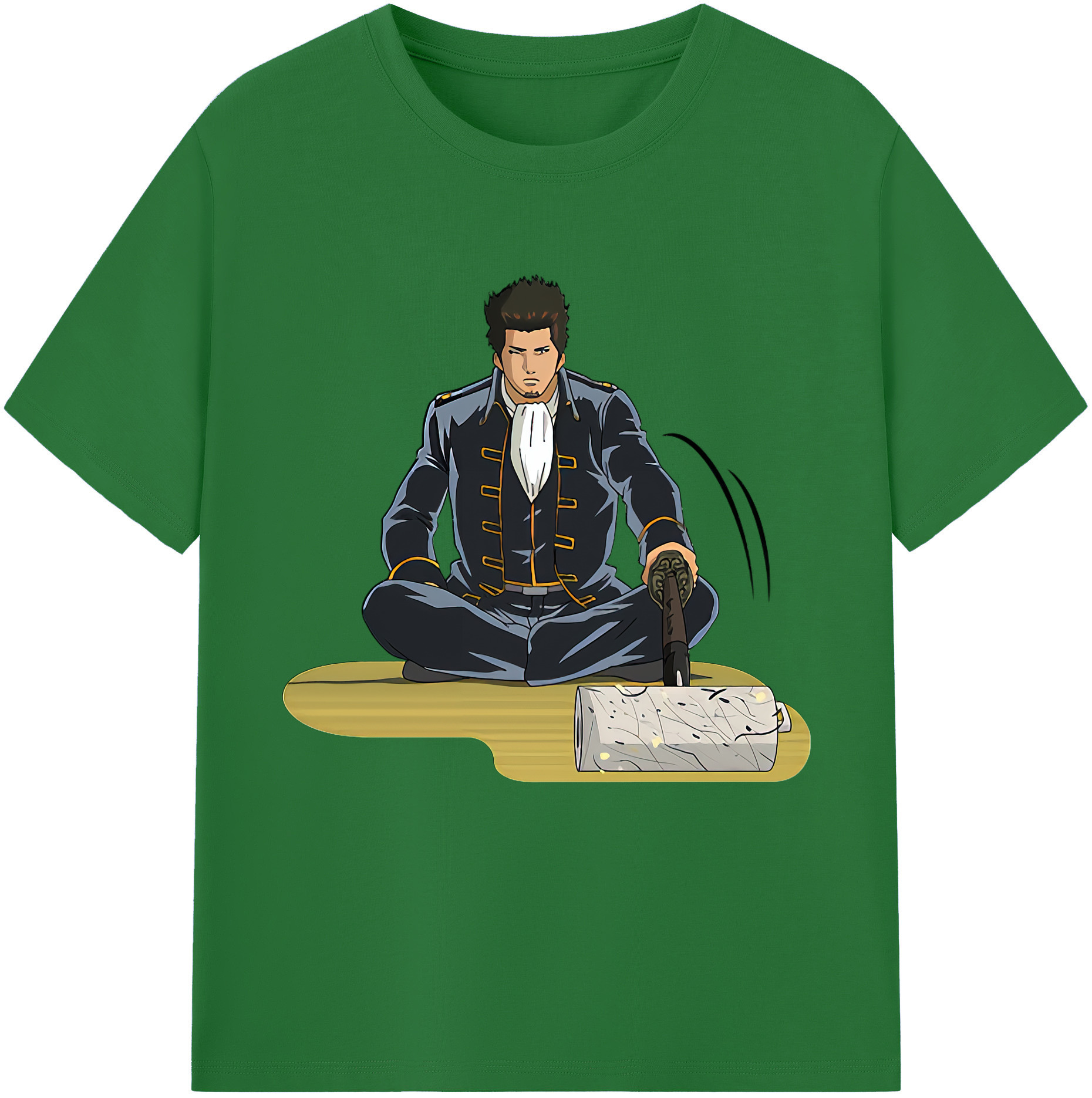 （画像用） ぎんたま 坂田銀時（さかたぎんとき） 神楽 志村新八（しむら しんぱち） GINTAMA Sakata Gintoki Kagura Shimura Shinpachi 綿100％半袖Tシャツ（フロントプリント）