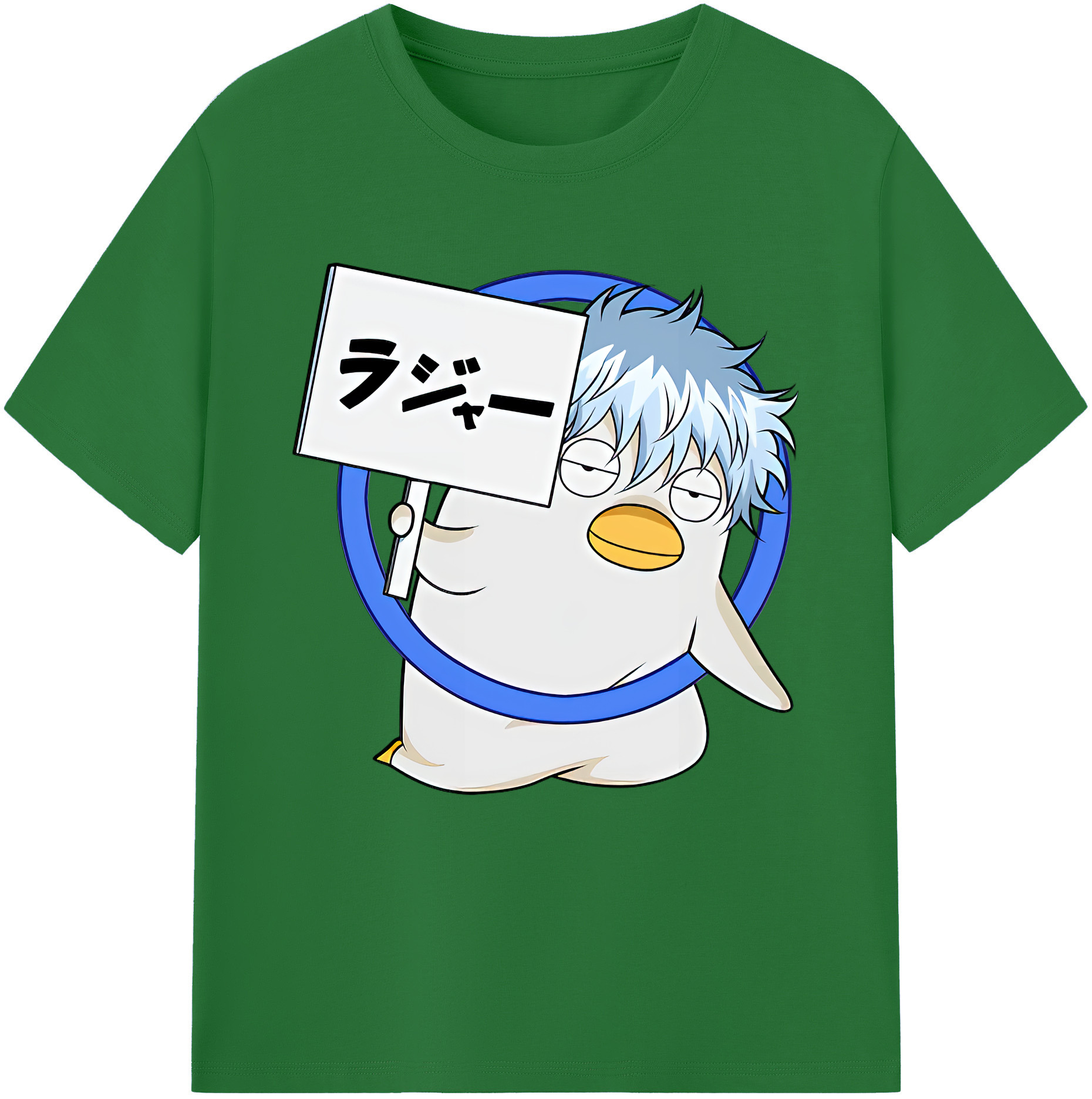 （画像用） ぎんたま 坂田銀時（さかたぎんとき） 神楽 志村新八（しむら しんぱち） GINTAMA Sakata Gintoki Kagura Shimura Shinpachi 綿100％半袖Tシャツ（フロントプリント）