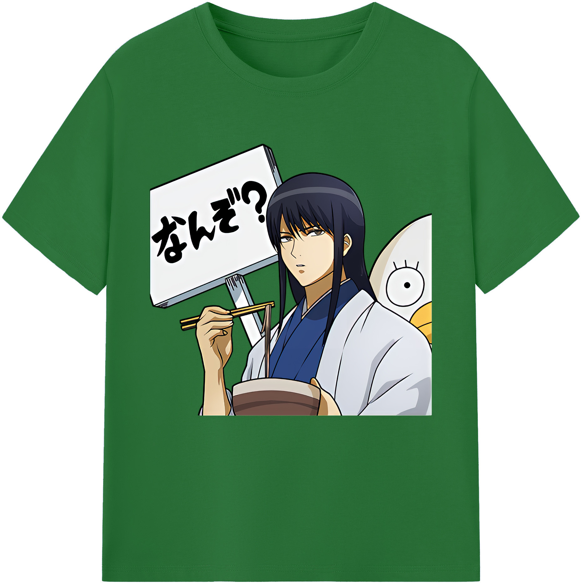 （画像用） ぎんたま 坂田銀時（さかたぎんとき） 神楽 志村新八（しむら しんぱち） GINTAMA Sakata Gintoki Kagura Shimura Shinpachi 綿100％半袖Tシャツ（フロントプリント）