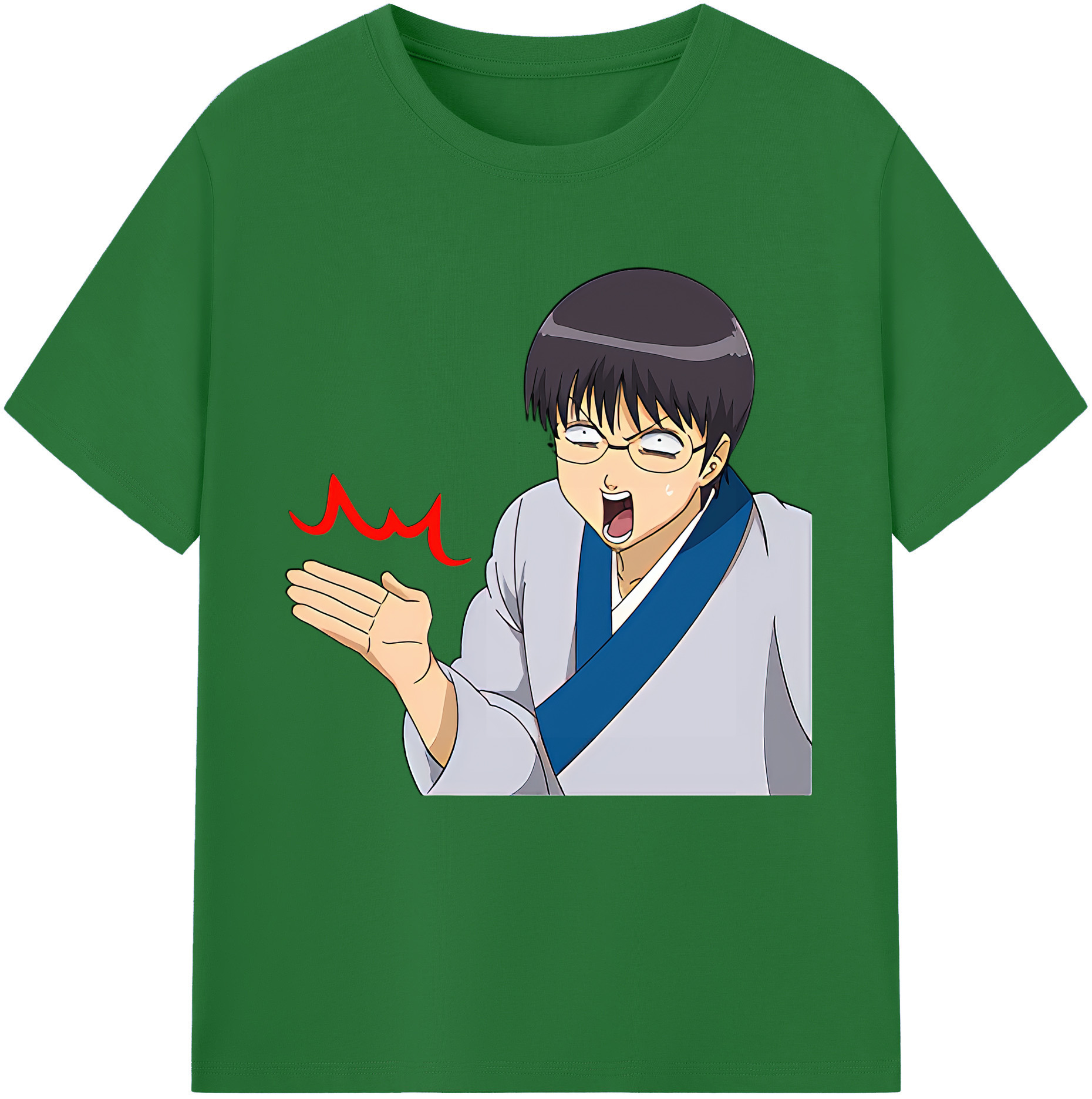 （画像用） ぎんたま 坂田銀時（さかたぎんとき） 神楽 志村新八（しむら しんぱち） GINTAMA Sakata Gintoki Kagura Shimura Shinpachi 綿100％半袖Tシャツ（フロントプリント）
