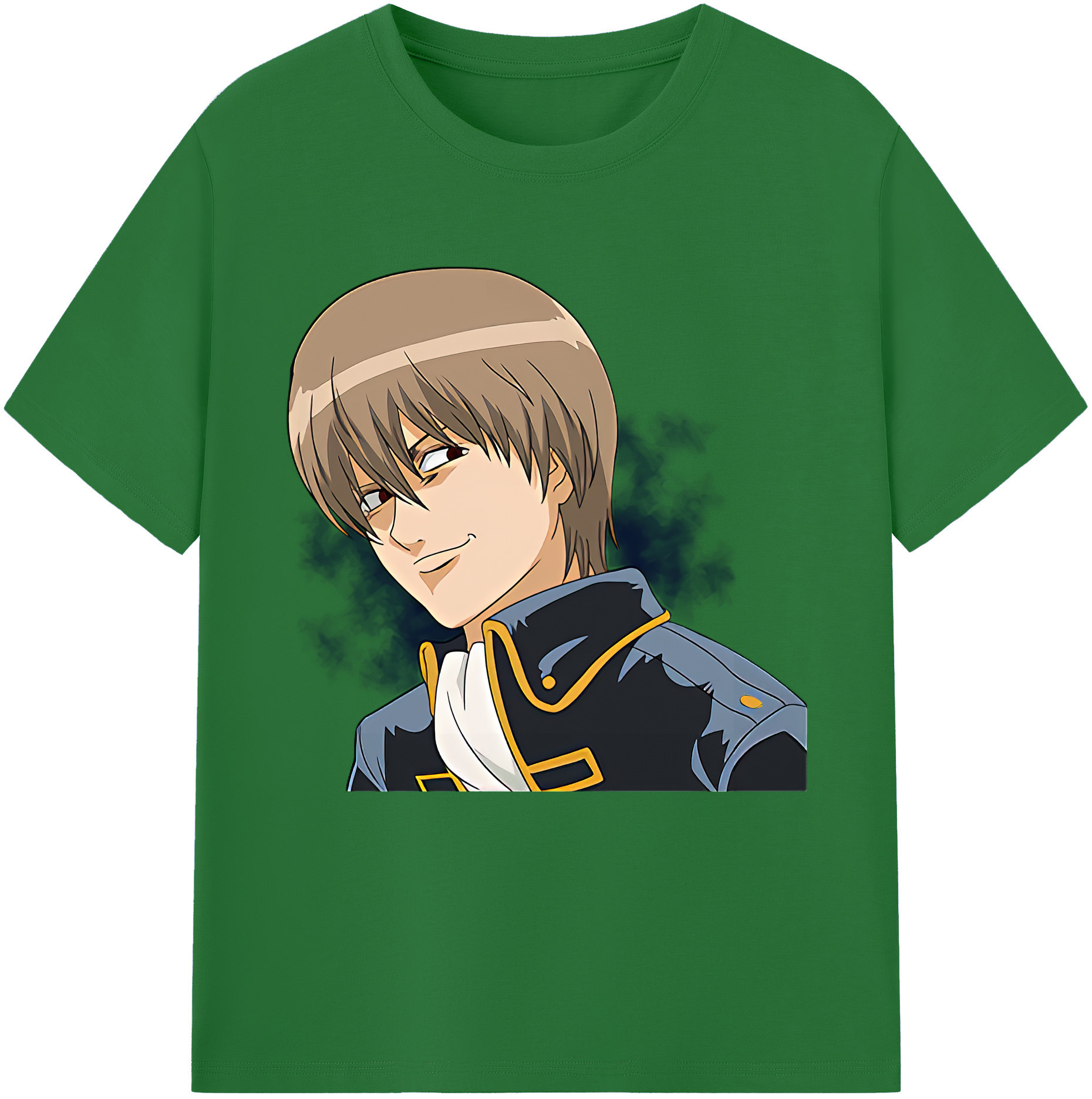 （画像用） ぎんたま 坂田銀時（さかたぎんとき） 神楽 志村新八（しむら しんぱち） GINTAMA Sakata Gintoki Kagura Shimura Shinpachi 綿100％半袖Tシャツ（フロントプリント）