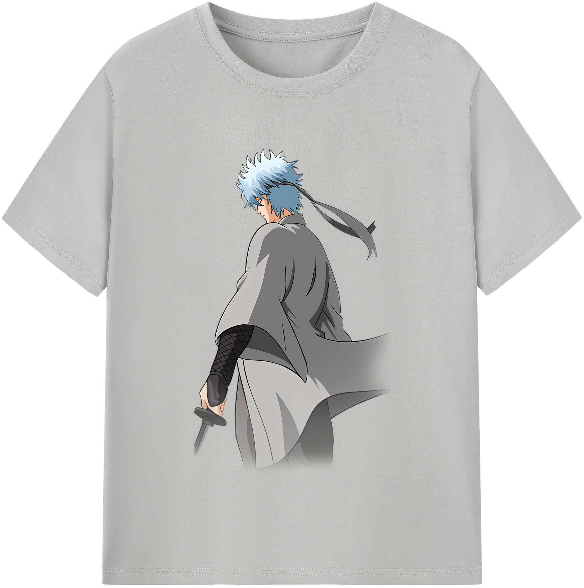（画像用） ぎんたま 坂田銀時（さかたぎんとき） 神楽 志村新八（しむら しんぱち） GINTAMA Sakata Gintoki Kagura Shimura Shinpachi 綿100％半袖Tシャツ（フロントプリント）