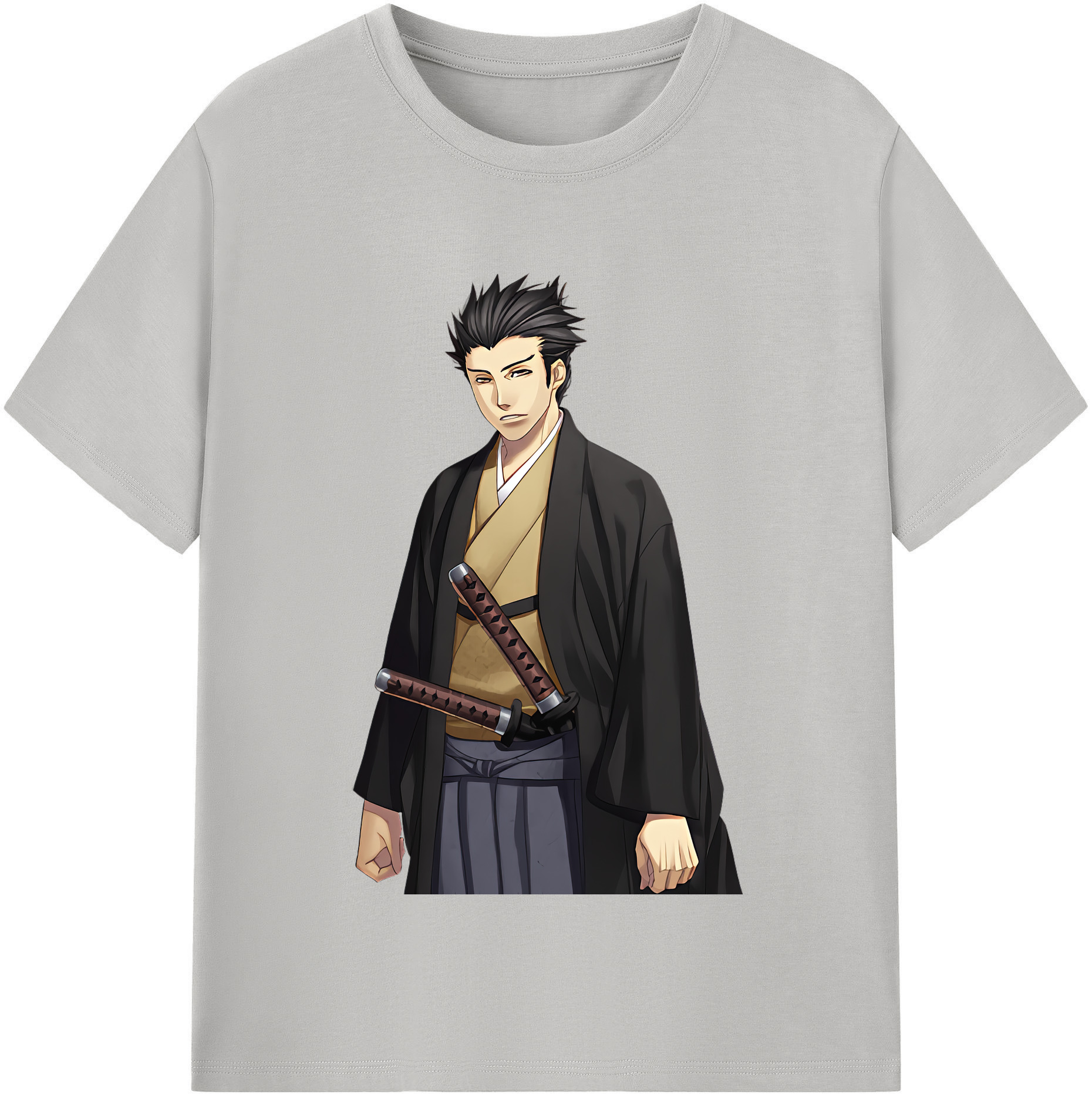（画像用） ぎんたま 坂田銀時（さかたぎんとき） 神楽 志村新八（しむら しんぱち） GINTAMA Sakata Gintoki Kagura Shimura Shinpachi 綿100％半袖Tシャツ（フロントプリント）