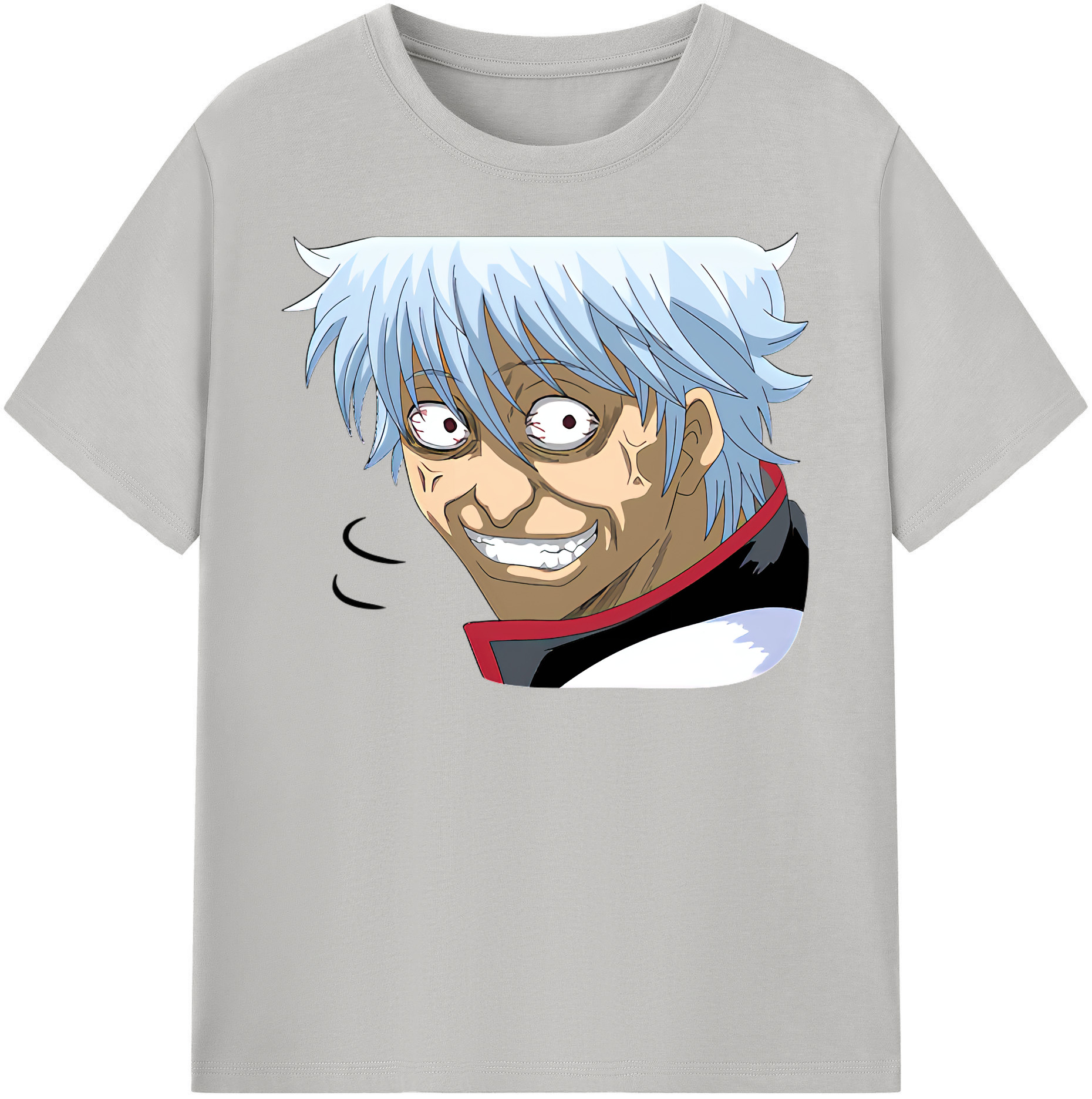 （画像用） ぎんたま 坂田銀時（さかたぎんとき） 神楽 志村新八（しむら しんぱち） GINTAMA Sakata Gintoki Kagura Shimura Shinpachi 綿100％半袖Tシャツ（フロントプリント）