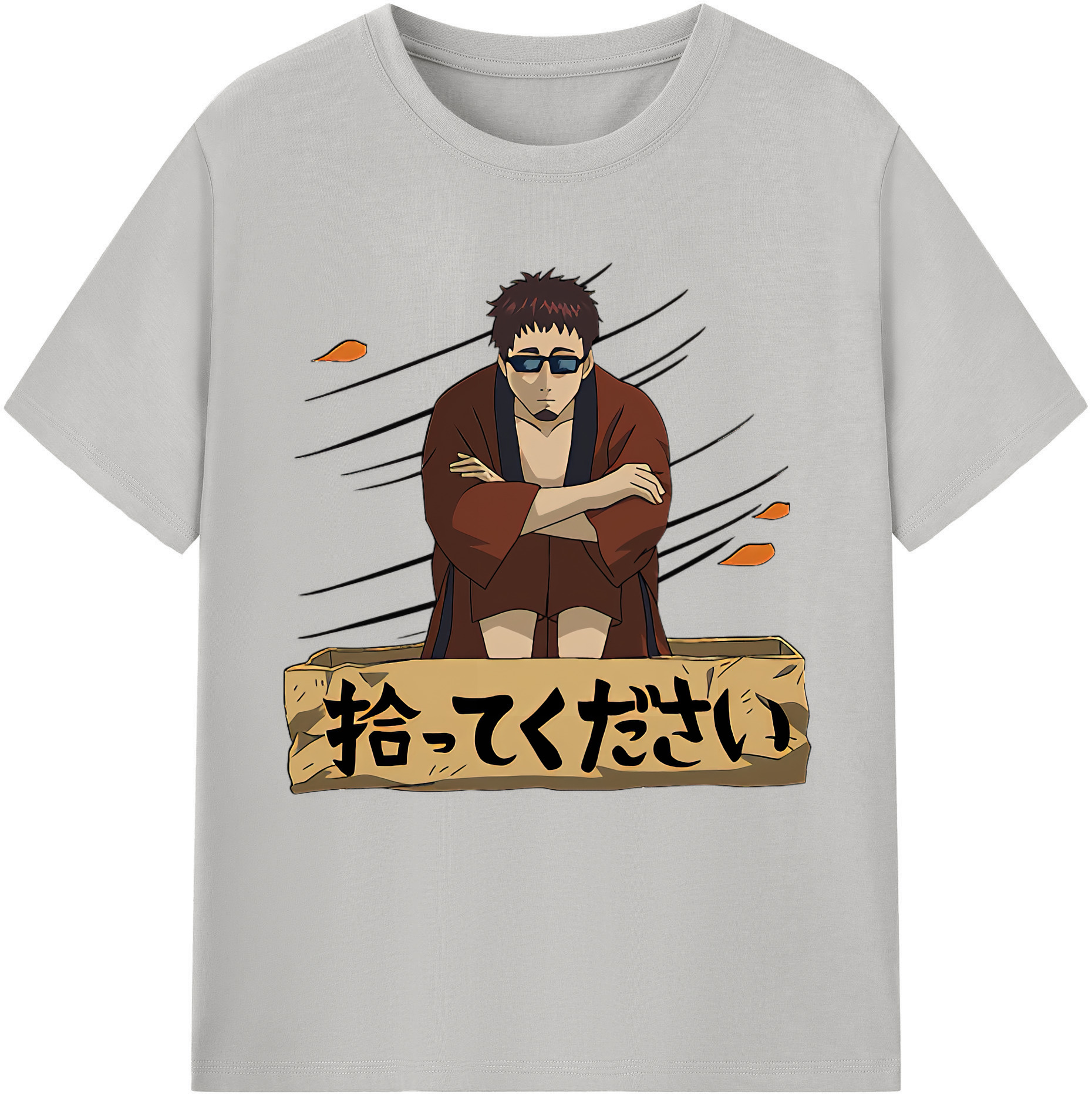（画像用） ぎんたま 坂田銀時（さかたぎんとき） 神楽 志村新八（しむら しんぱち） GINTAMA Sakata Gintoki Kagura Shimura Shinpachi 綿100％半袖Tシャツ（フロントプリント）