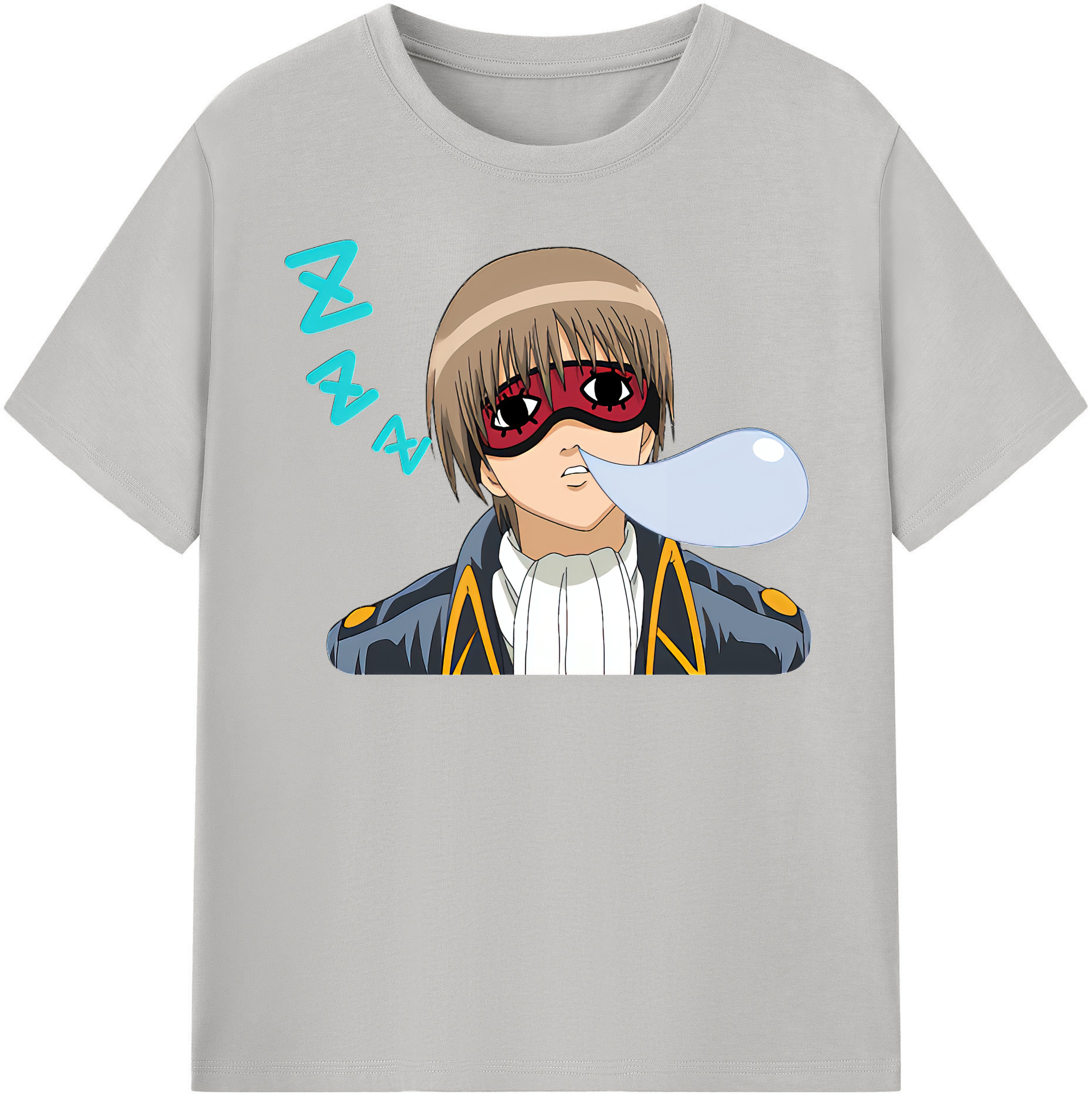 （画像用） ぎんたま 坂田銀時（さかたぎんとき） 神楽 志村新八（しむら しんぱち） GINTAMA Sakata Gintoki Kagura Shimura Shinpachi 綿100％半袖Tシャツ（フロントプリント）