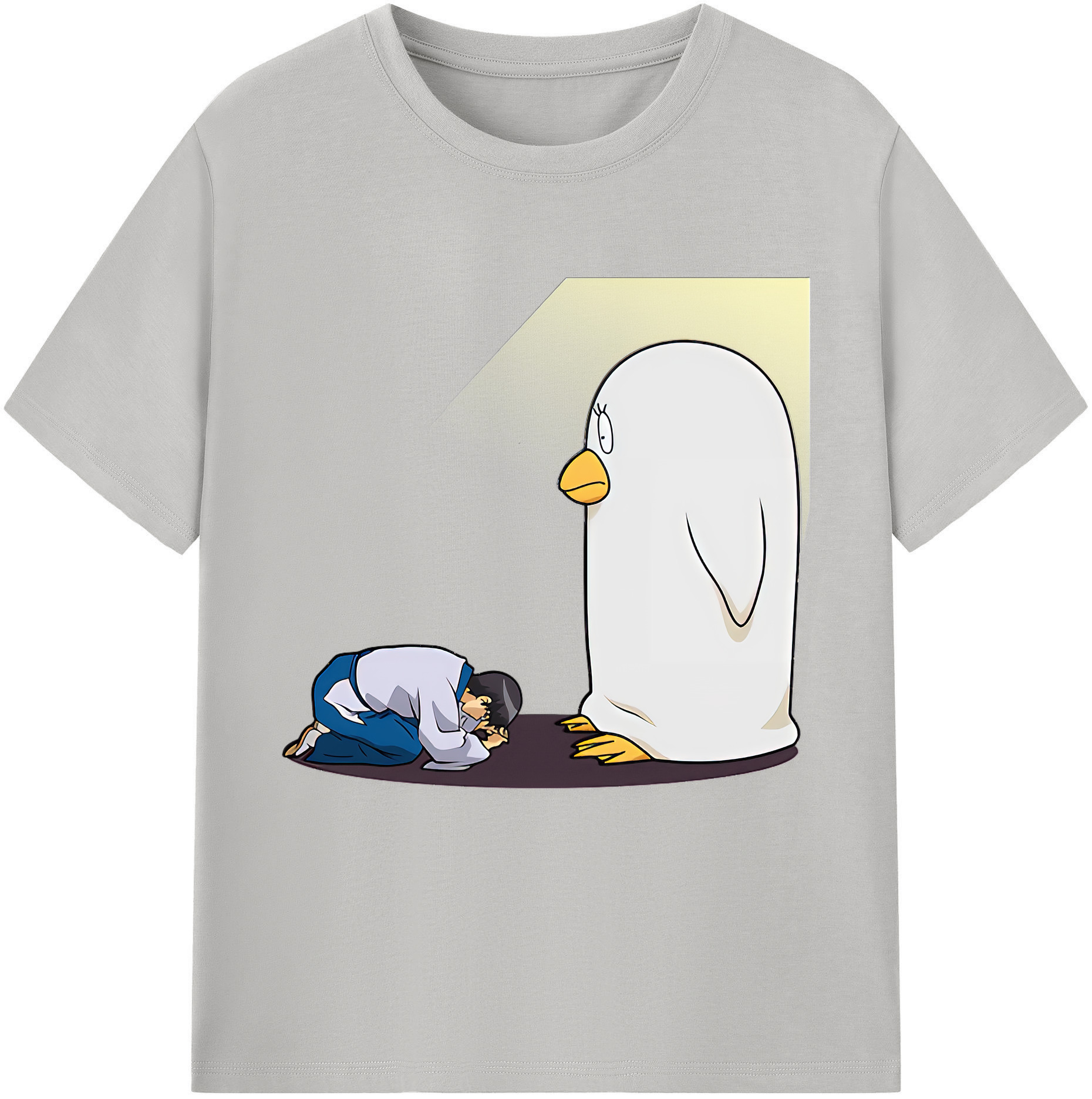 （画像用） ぎんたま 坂田銀時（さかたぎんとき） 神楽 志村新八（しむら しんぱち） GINTAMA Sakata Gintoki Kagura Shimura Shinpachi 綿100％半袖Tシャツ（フロントプリント）