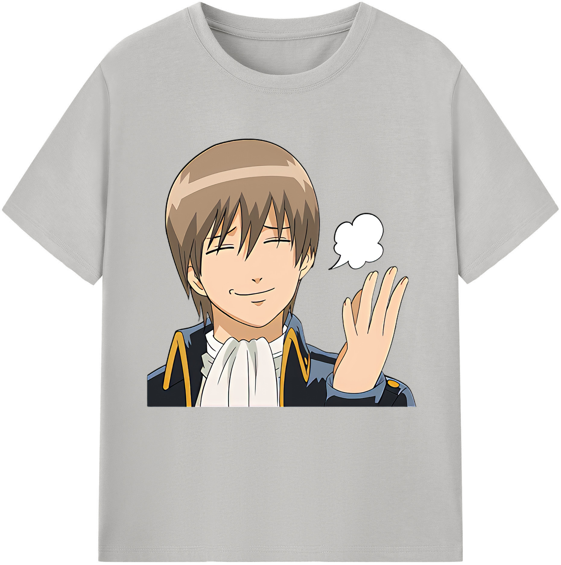 （画像用） ぎんたま 坂田銀時（さかたぎんとき） 神楽 志村新八（しむら しんぱち） GINTAMA Sakata Gintoki Kagura Shimura Shinpachi 綿100％半袖Tシャツ（フロントプリント）