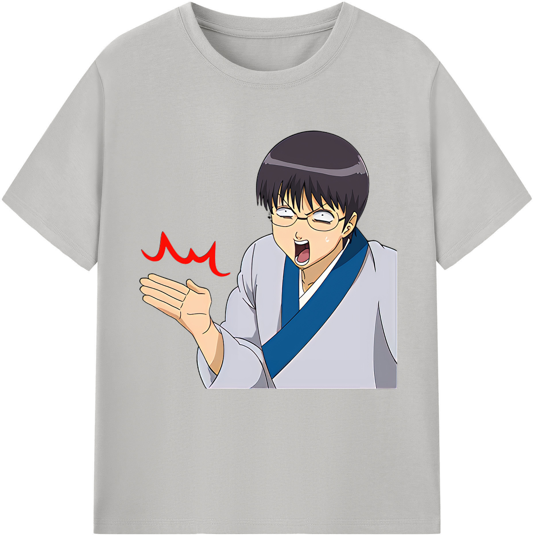 （画像用） ぎんたま 坂田銀時（さかたぎんとき） 神楽 志村新八（しむら しんぱち） GINTAMA Sakata Gintoki Kagura Shimura Shinpachi 綿100％半袖Tシャツ（フロントプリント）