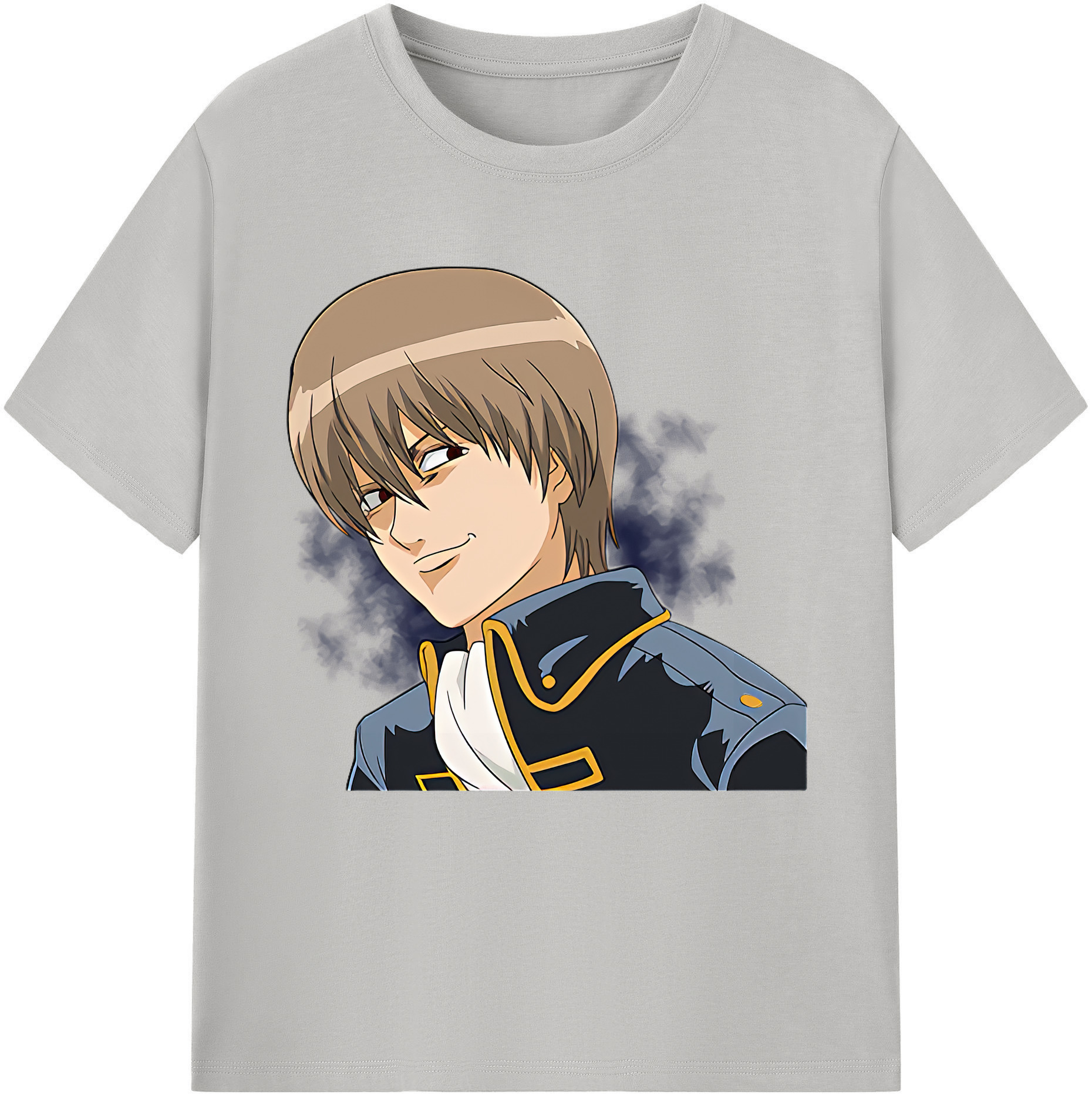 （画像用） ぎんたま 坂田銀時（さかたぎんとき） 神楽 志村新八（しむら しんぱち） GINTAMA Sakata Gintoki Kagura Shimura Shinpachi 綿100％半袖Tシャツ（フロントプリント）