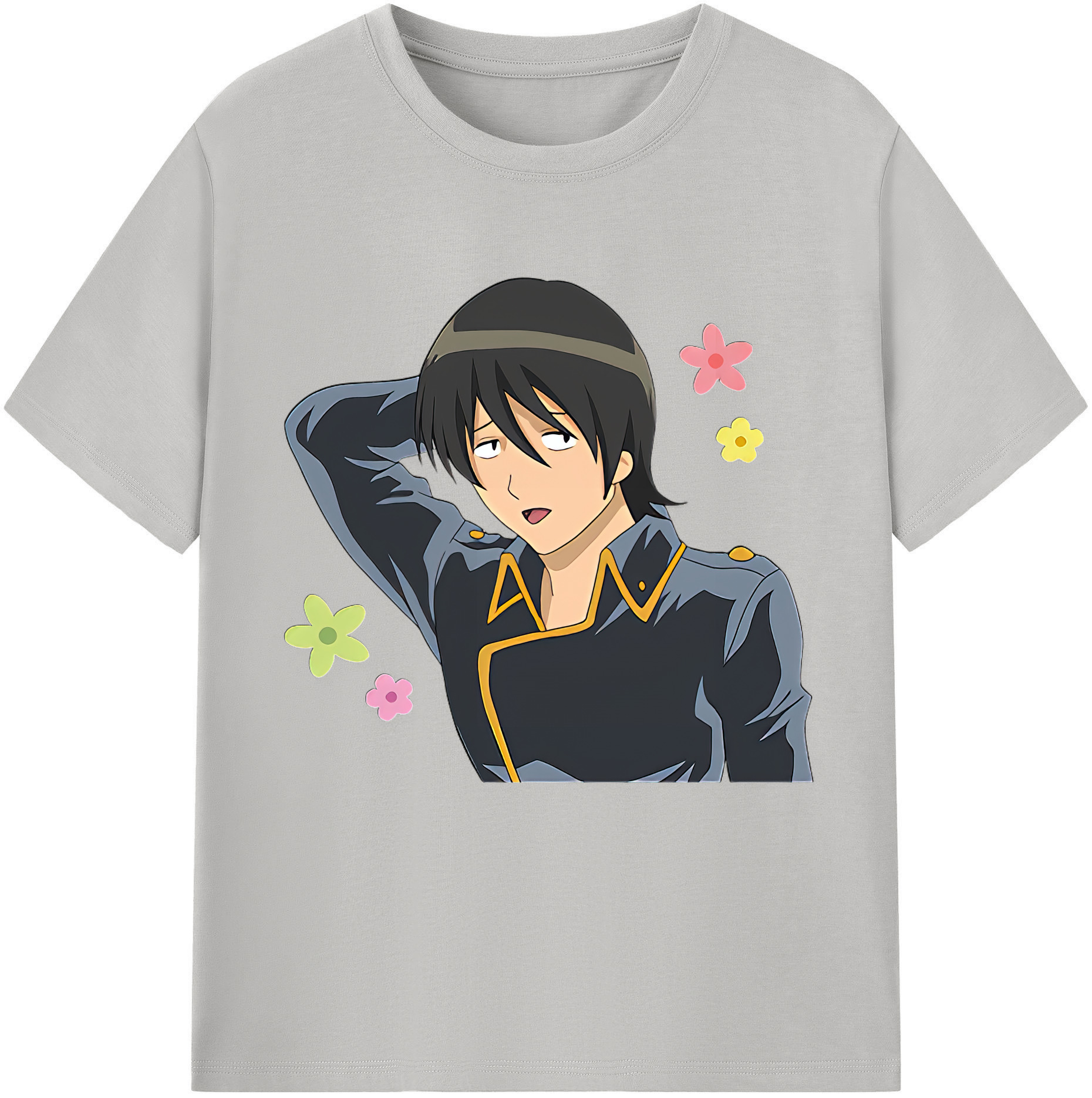 （画像用） ぎんたま 坂田銀時（さかたぎんとき） 神楽 志村新八（しむら しんぱち） GINTAMA Sakata Gintoki Kagura Shimura Shinpachi 綿100％半袖Tシャツ（フロントプリント）