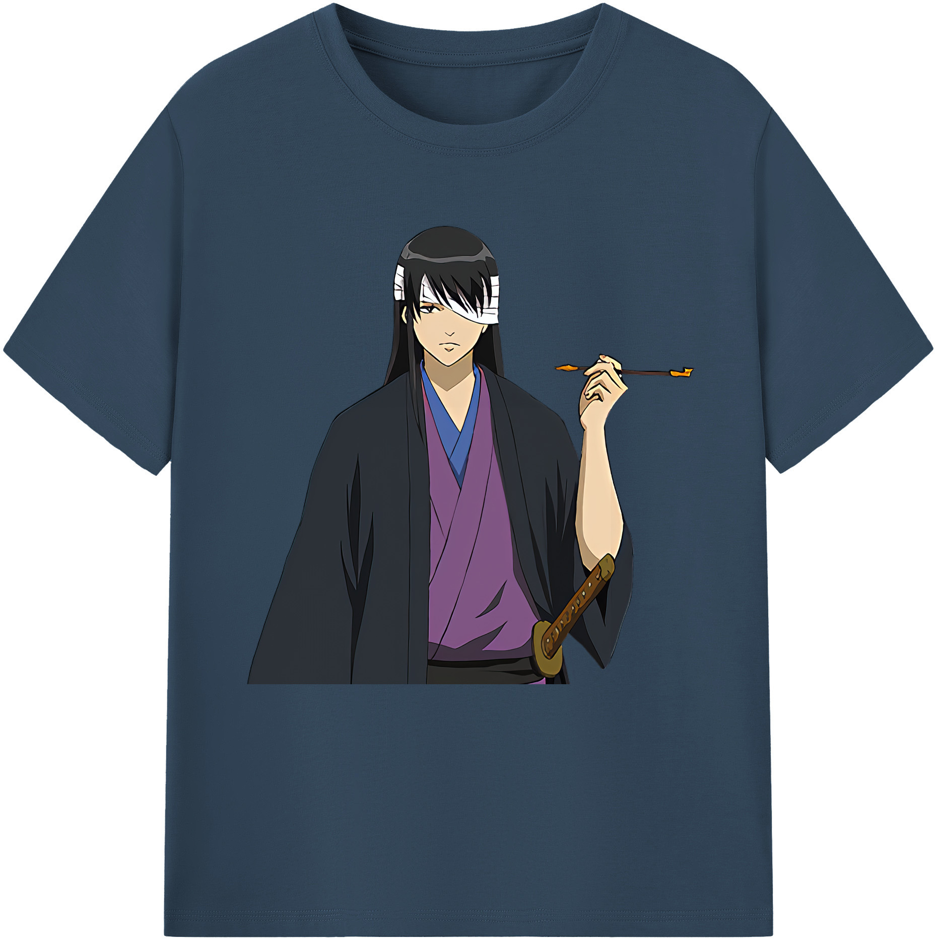 （画像用） ぎんたま 坂田銀時（さかたぎんとき） 神楽 志村新八（しむら しんぱち） GINTAMA Sakata Gintoki Kagura Shimura Shinpachi 綿100％半袖Tシャツ（フロントプリント）