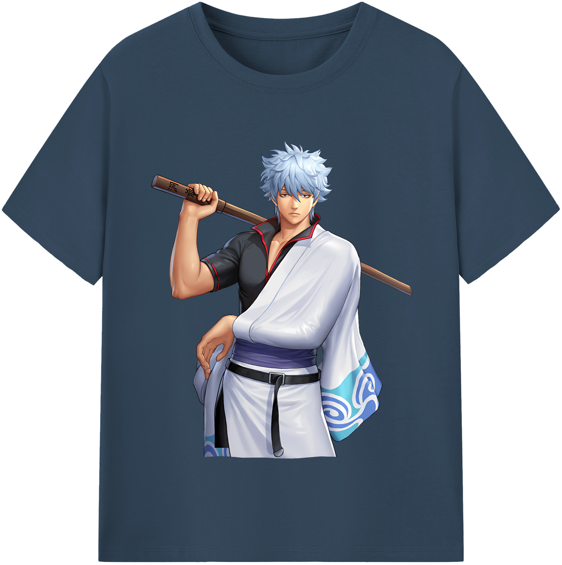 （画像用） ぎんたま 坂田銀時（さかたぎんとき） 神楽 志村新八（しむら しんぱち） GINTAMA Sakata Gintoki Kagura Shimura Shinpachi 綿100％半袖Tシャツ（フロントプリント）